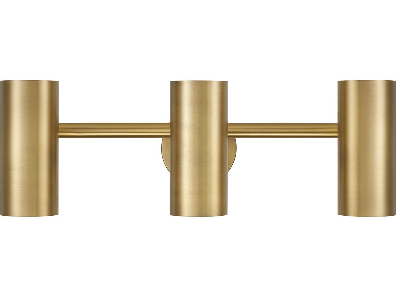 Capital Lighting Robbie 3-light Aged Brass Vanity Light