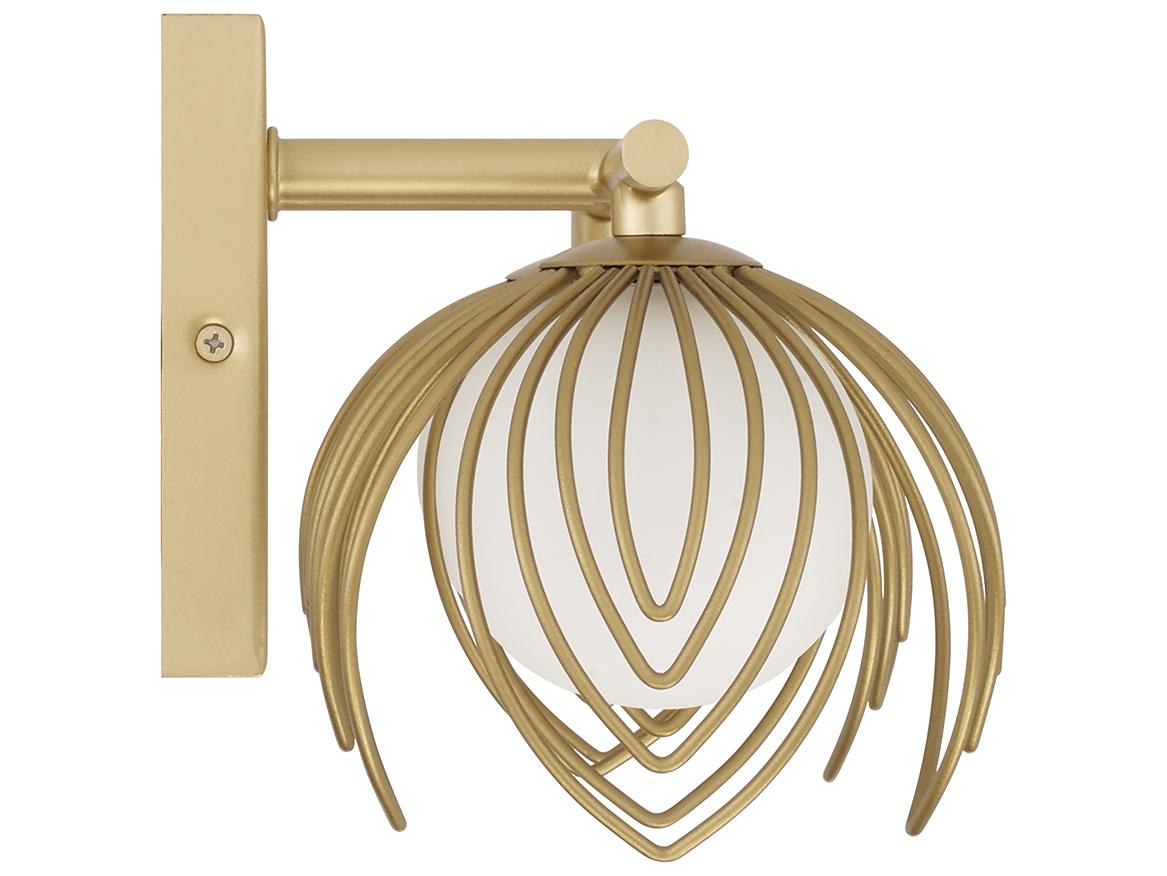 Capital Lighting Flora 2-light Buffed Gold Vanity Light