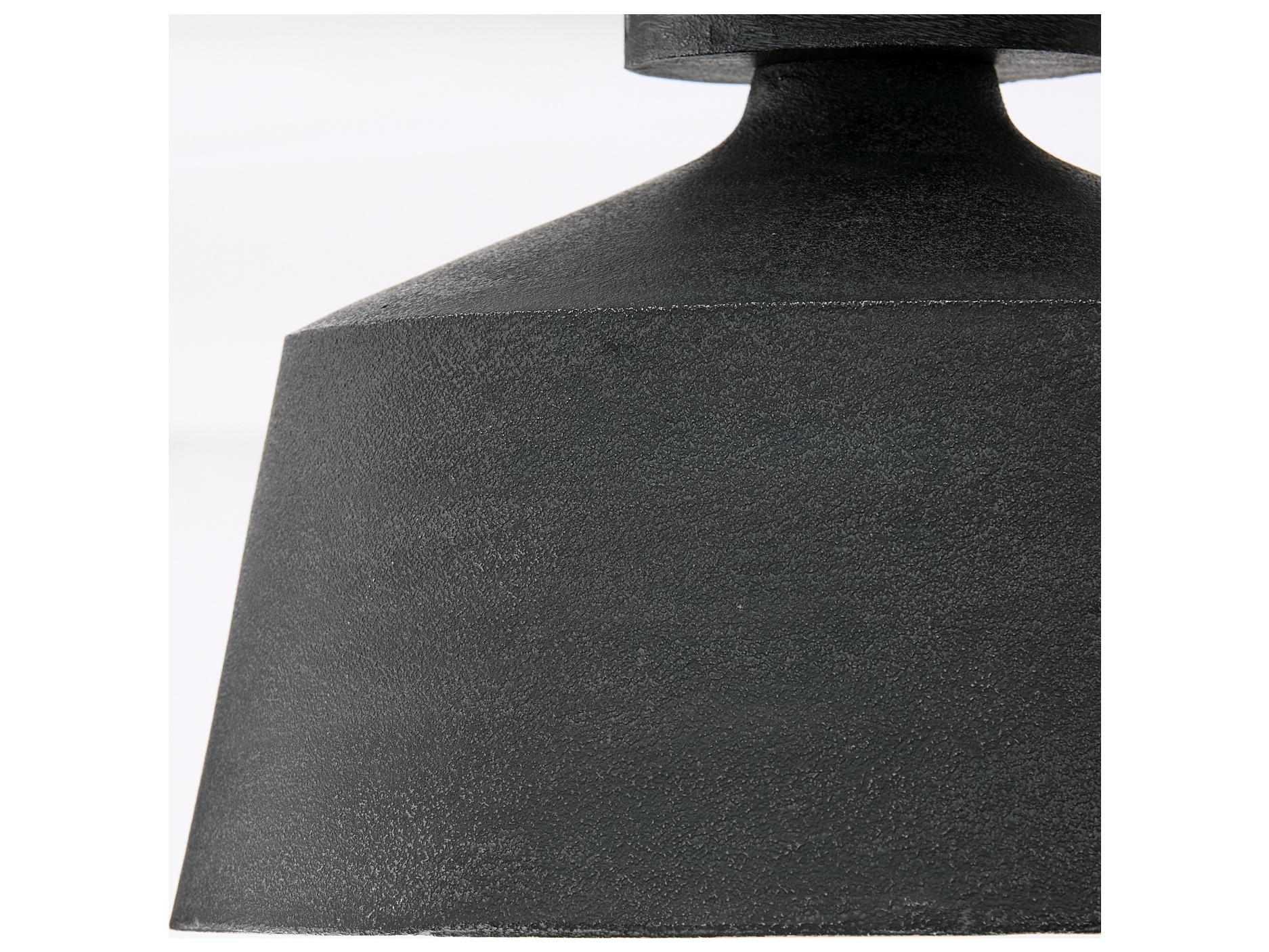 Capital Lighting Quarry 1-Light Black Dome Semi Flush Mount