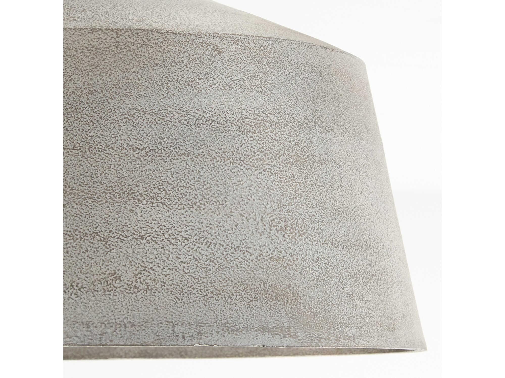 Capital Lighting Quarry 1-Light Stucco White Dome Semi Flush Mount