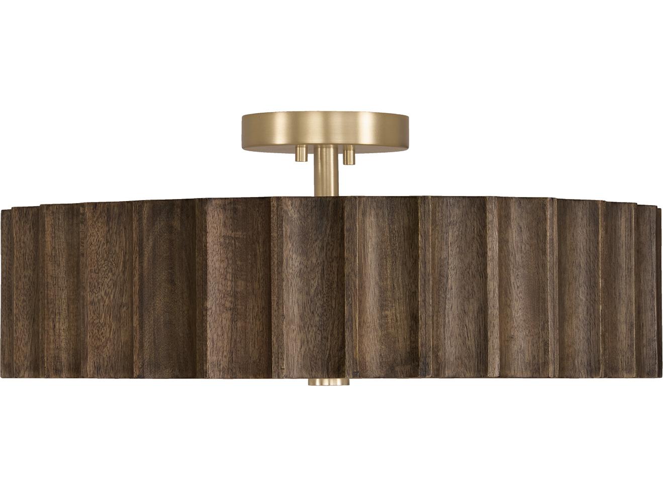 Capital Lighting Cody 4-light Matte Brass Semi Flush Mount