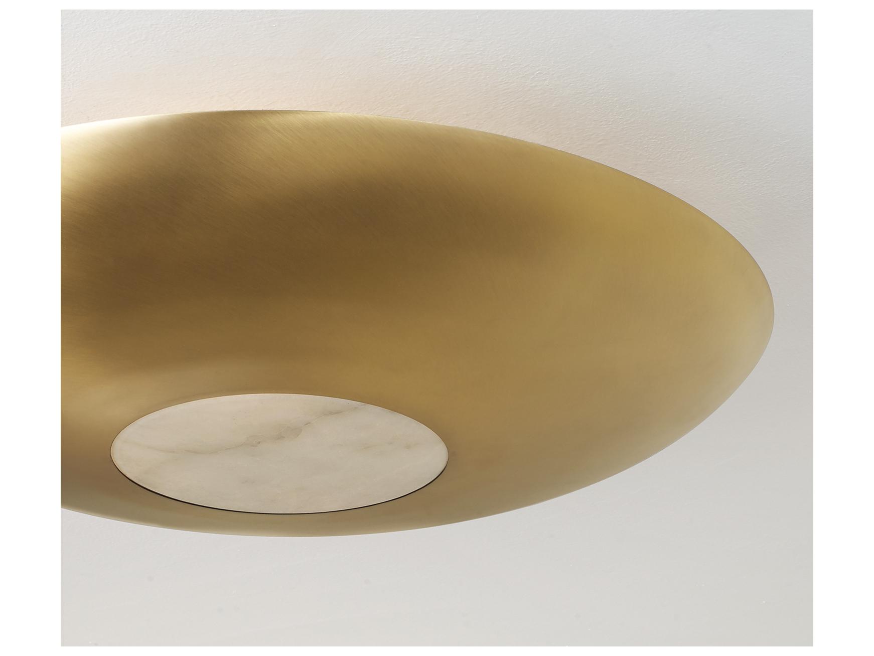 Capital Lighting Gia 4-light Aged Brass Bowl Flush Mount