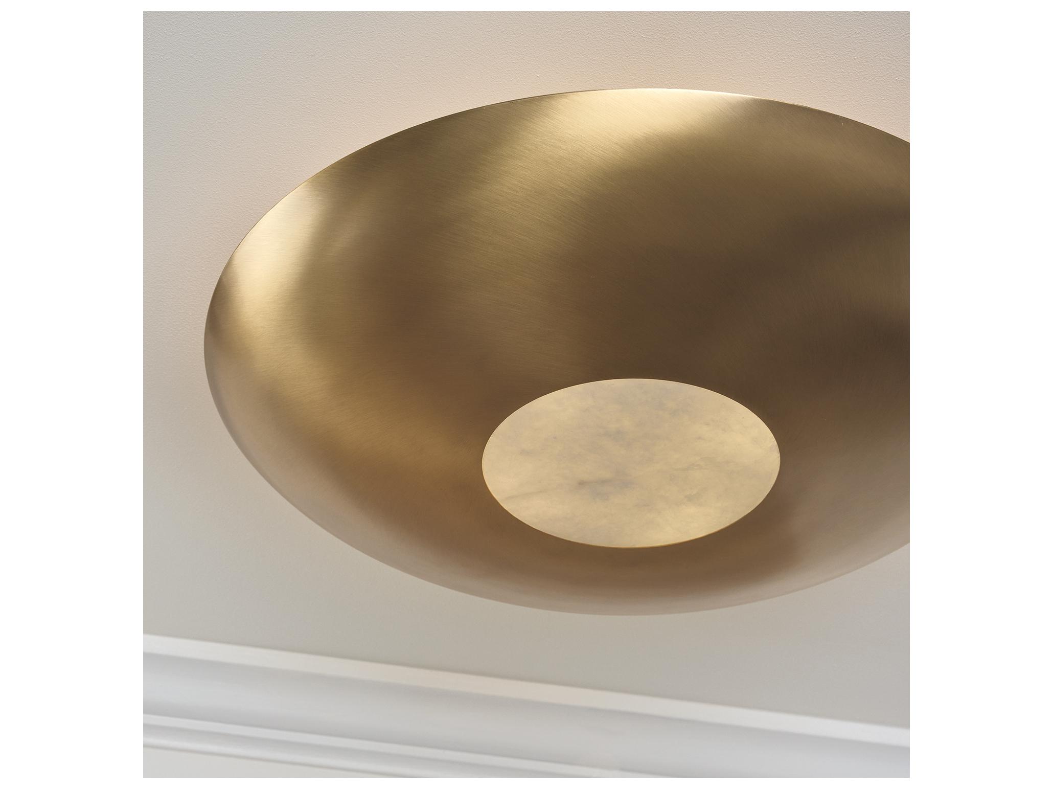 Capital Lighting Gia 4-light Aged Brass Bowl Flush Mount