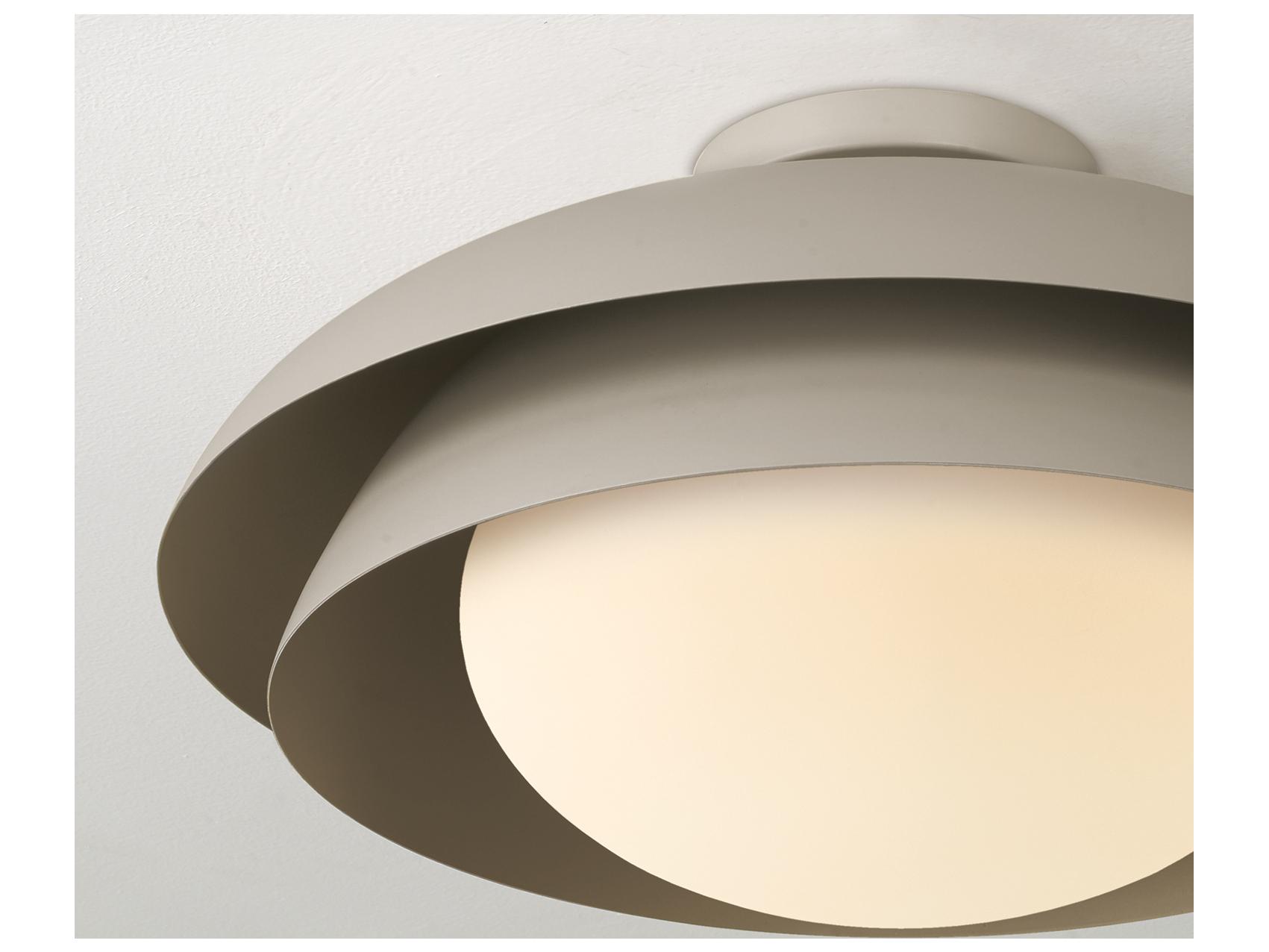 Capital Lighting Jensen 1-light Taupe White Dome Semi Flush Mount