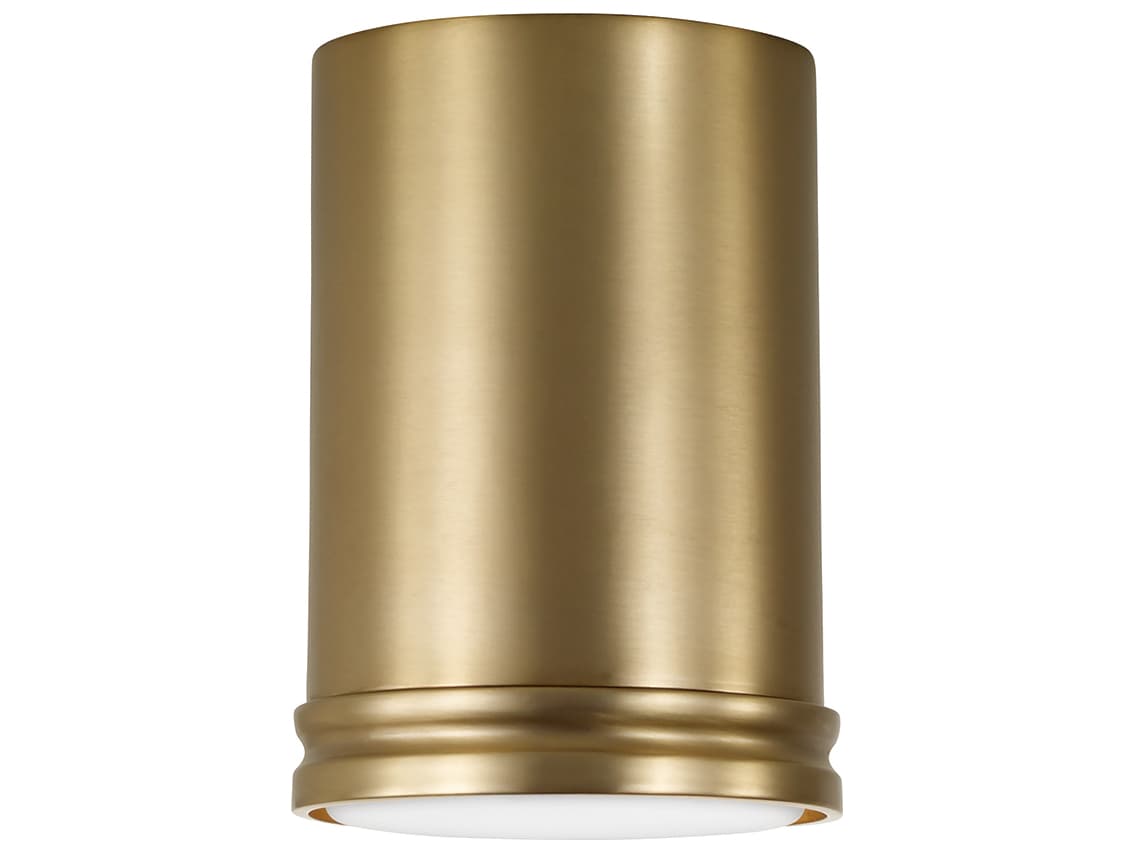 Capital Lighting Griffin 1-light Aged Brass Flush Mount