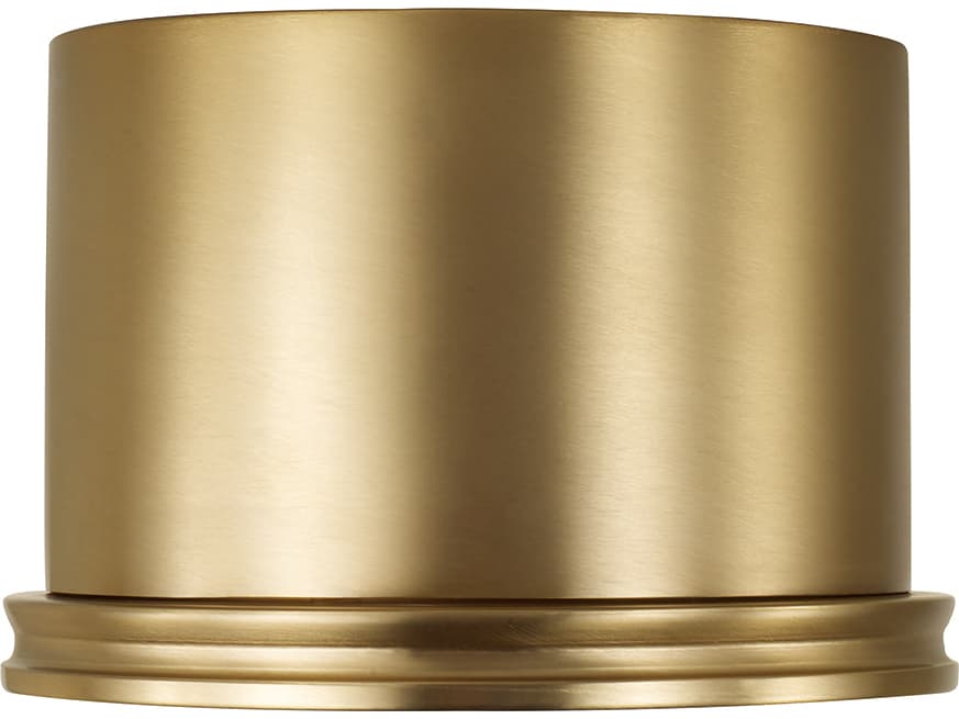 Capital Lighting Griffin 1-light Aged Brass Flush Mount