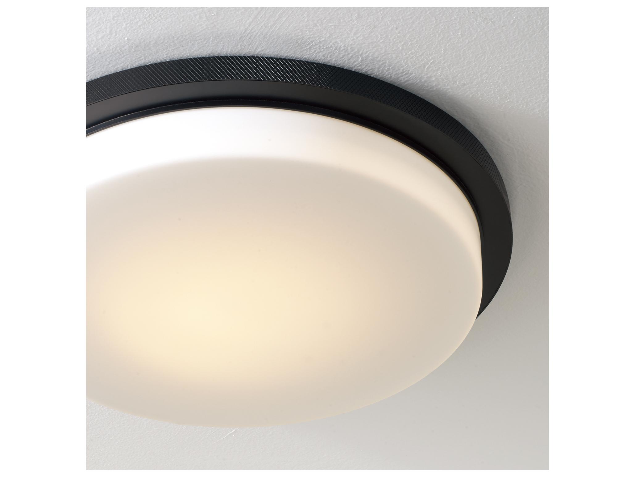 Capital Lighting Dominic 1-light Matte Black Round Flush Mount