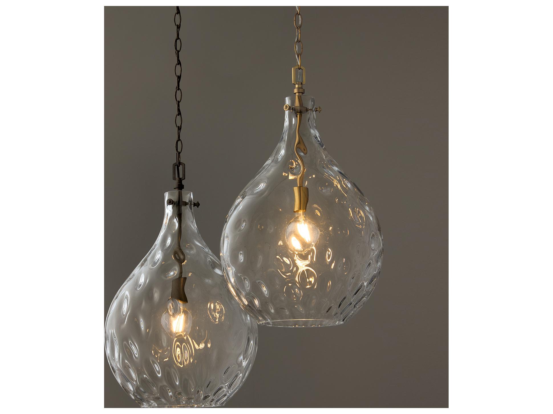 Capital Lighting Bristol 1-light Aged Brass Pendant