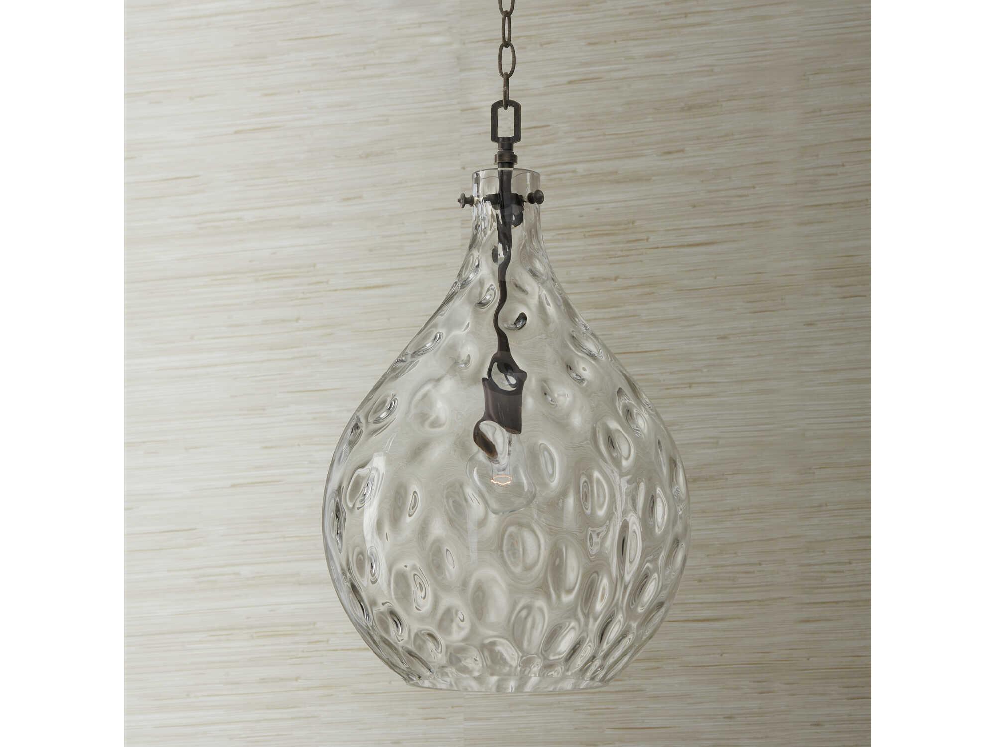 Capital Lighting Bristol 1-Light Farm House Brown Glass Globe Pendant