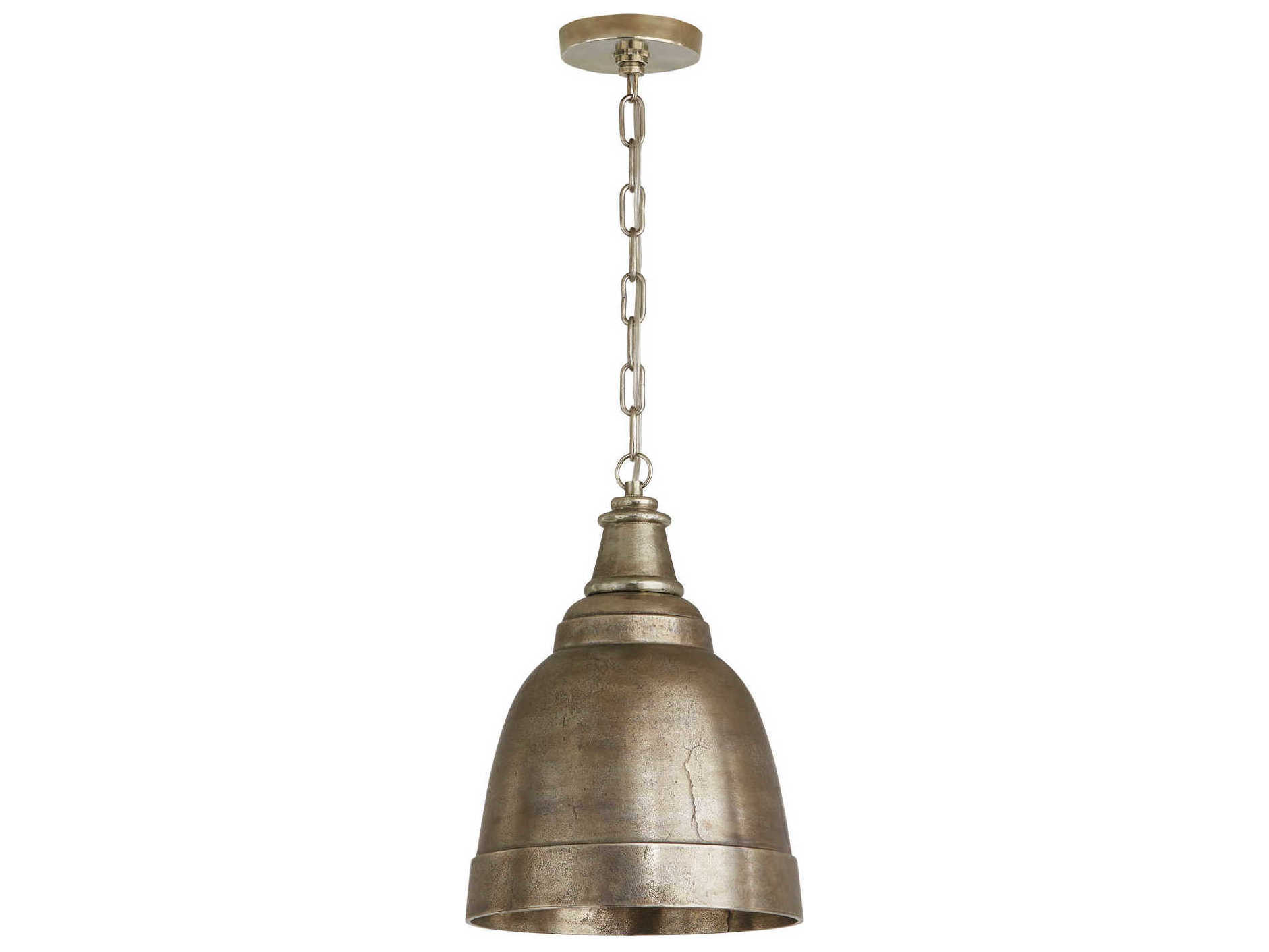 Capital Lighting Sedona 1-Light Oxidized Nickel Bell Mini Pendant