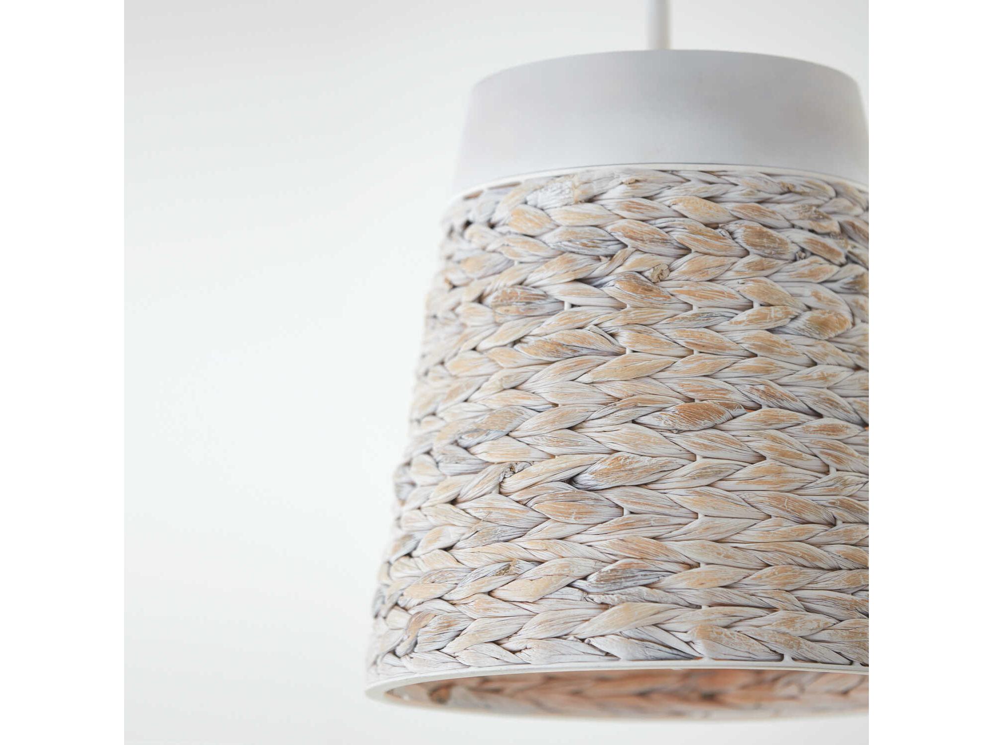 Capital Lighting Tallulah 1-Light Chalk Wash White Empire Mini Pendant