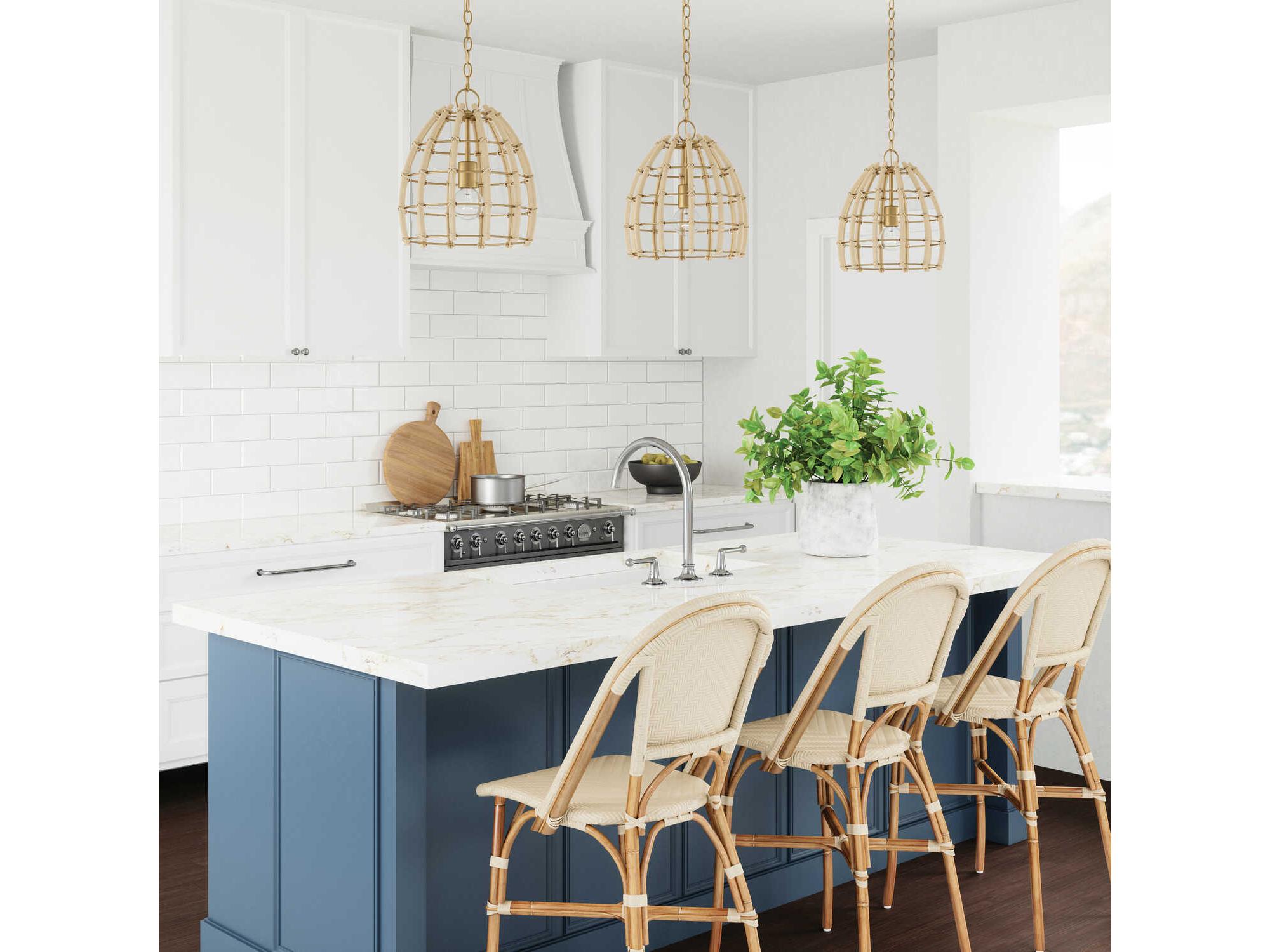 Capital Lighting Wren 1-Light Matte Brass Dome Mini Pendant