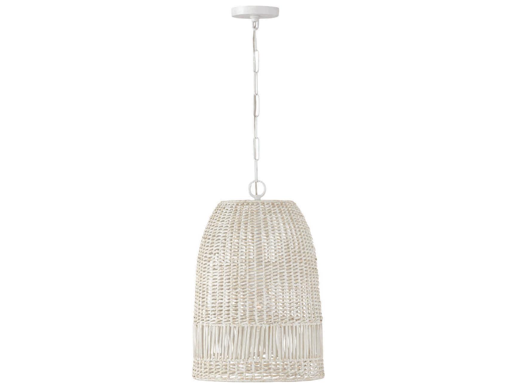 Capital Lighting Naomi 1-Light Chalk White Dome Pendant