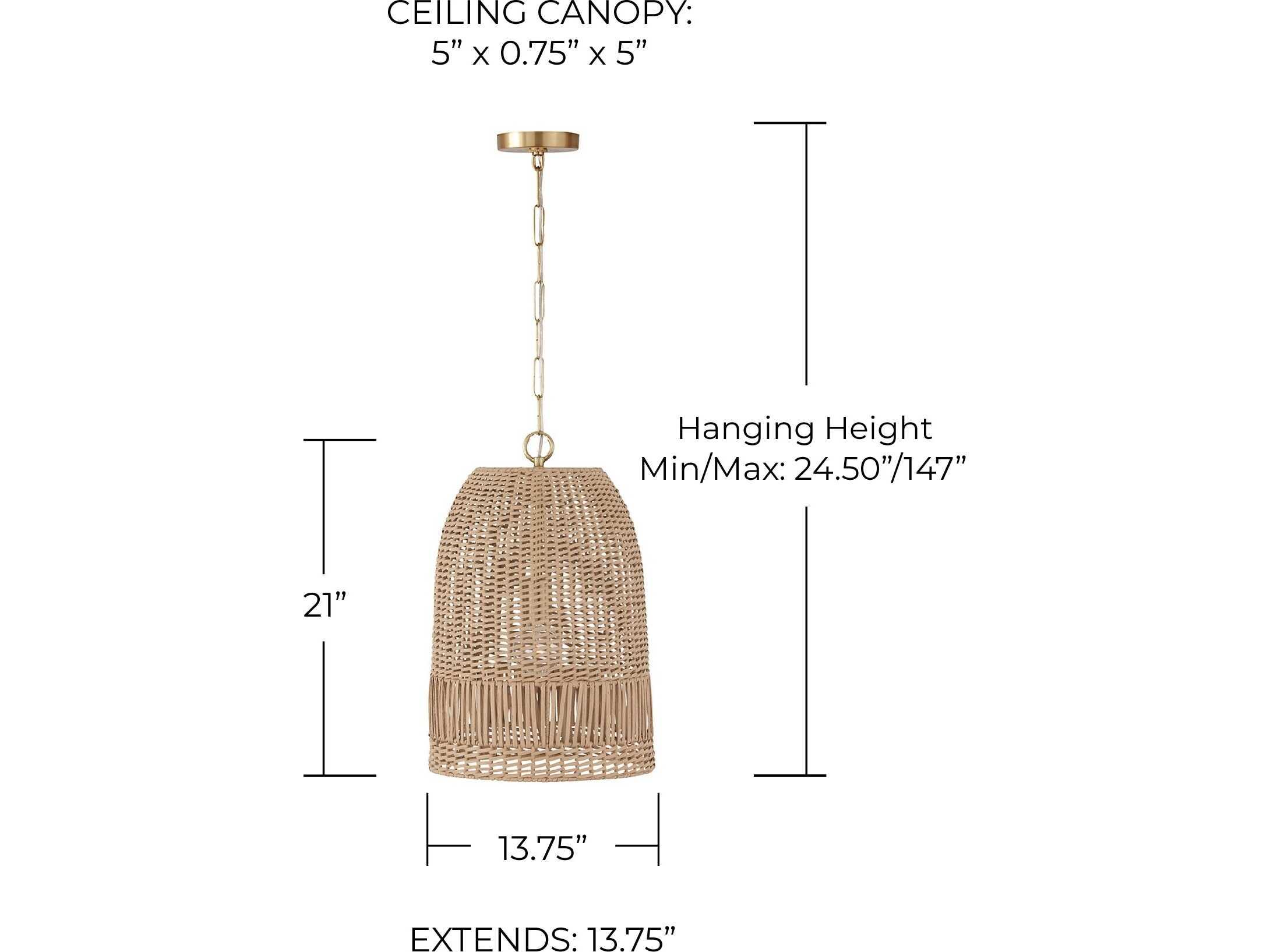 Capital Lighting Naomi 1-Light Matte Brass Dome Pendant