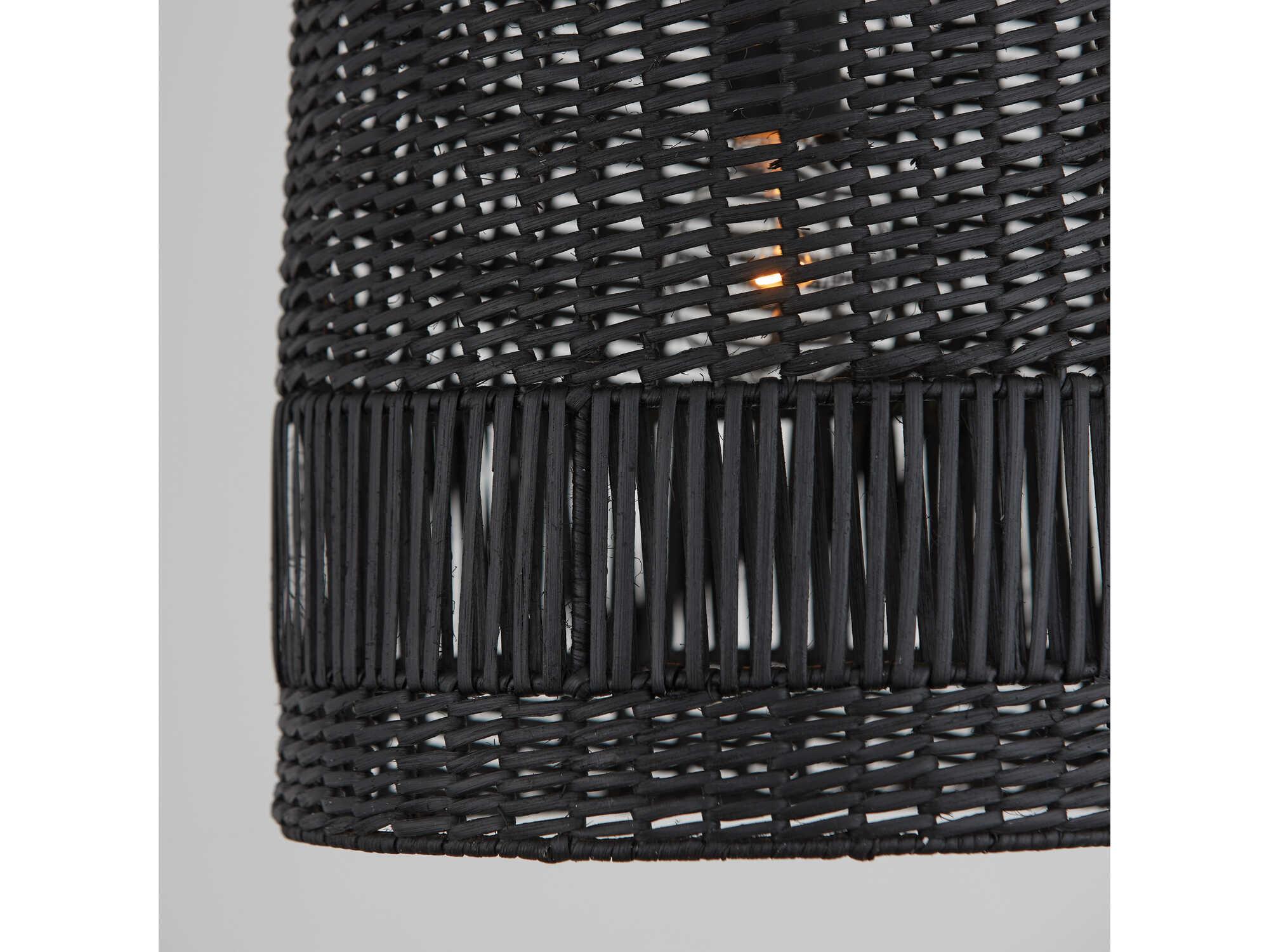 Capital Lighting Naomi 1-Light Matte Black Dome Pendant