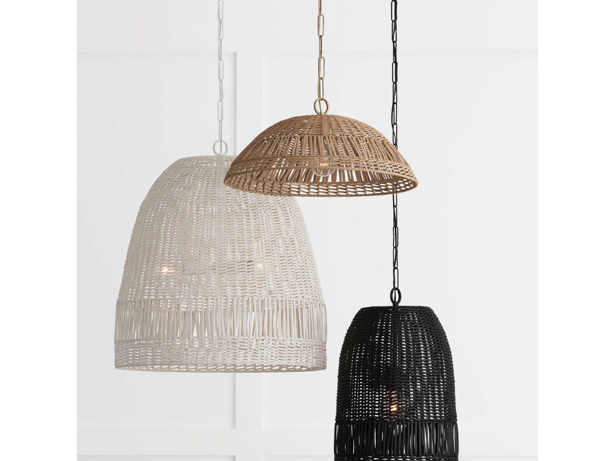 Capital Lighting Naomi 3-Light Chalk White Dome Pendant