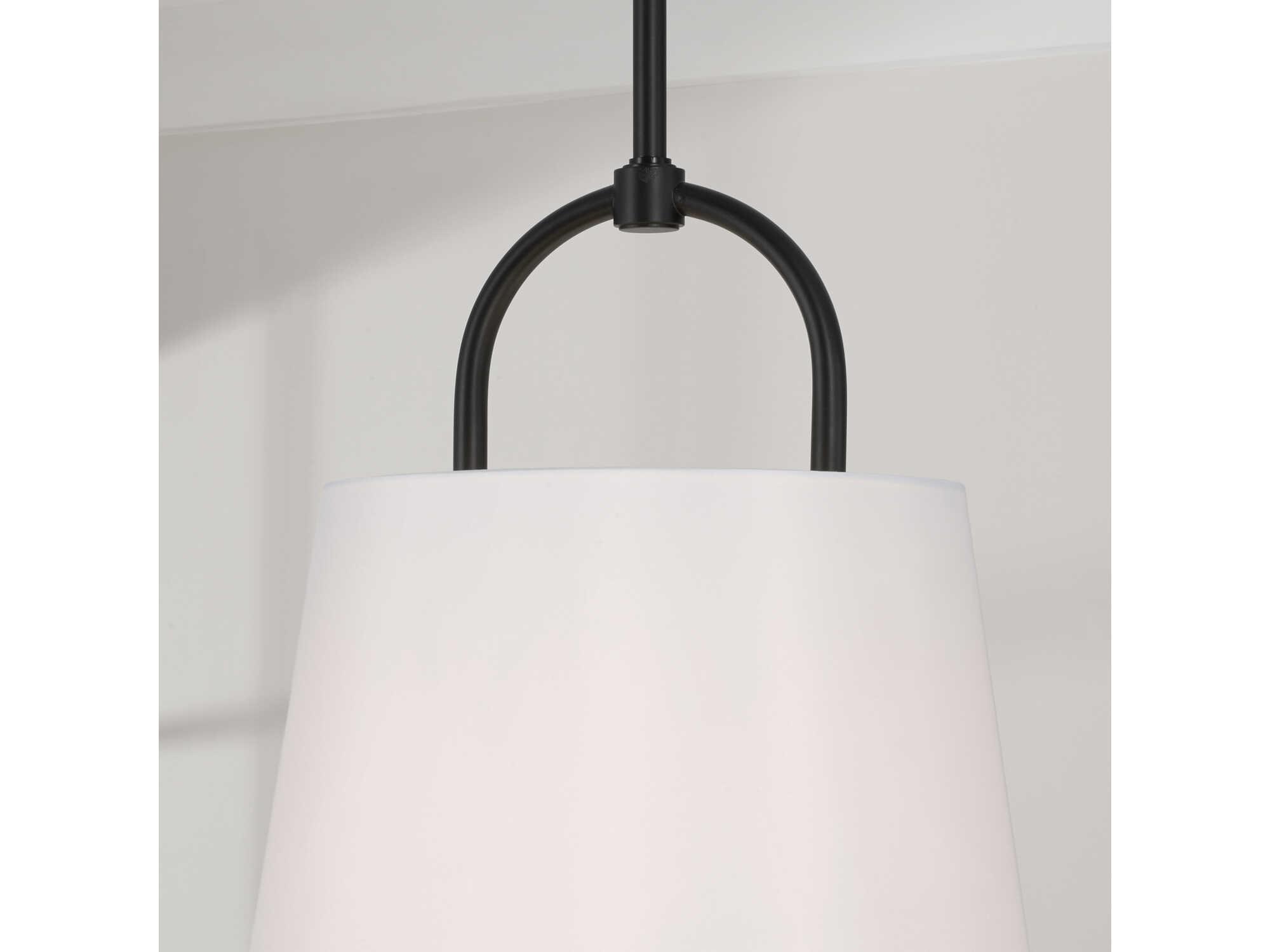 Capital Lighting Brody 1-Light Matte Black Empire Pendant