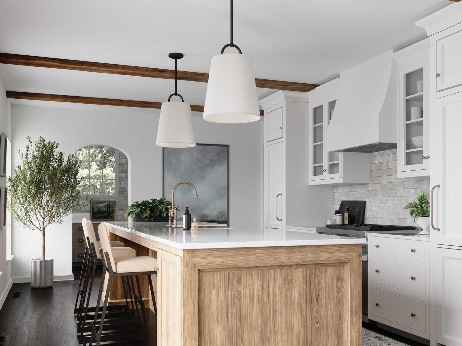 Capital Lighting Brody 1-Light Matte Black Empire Pendant