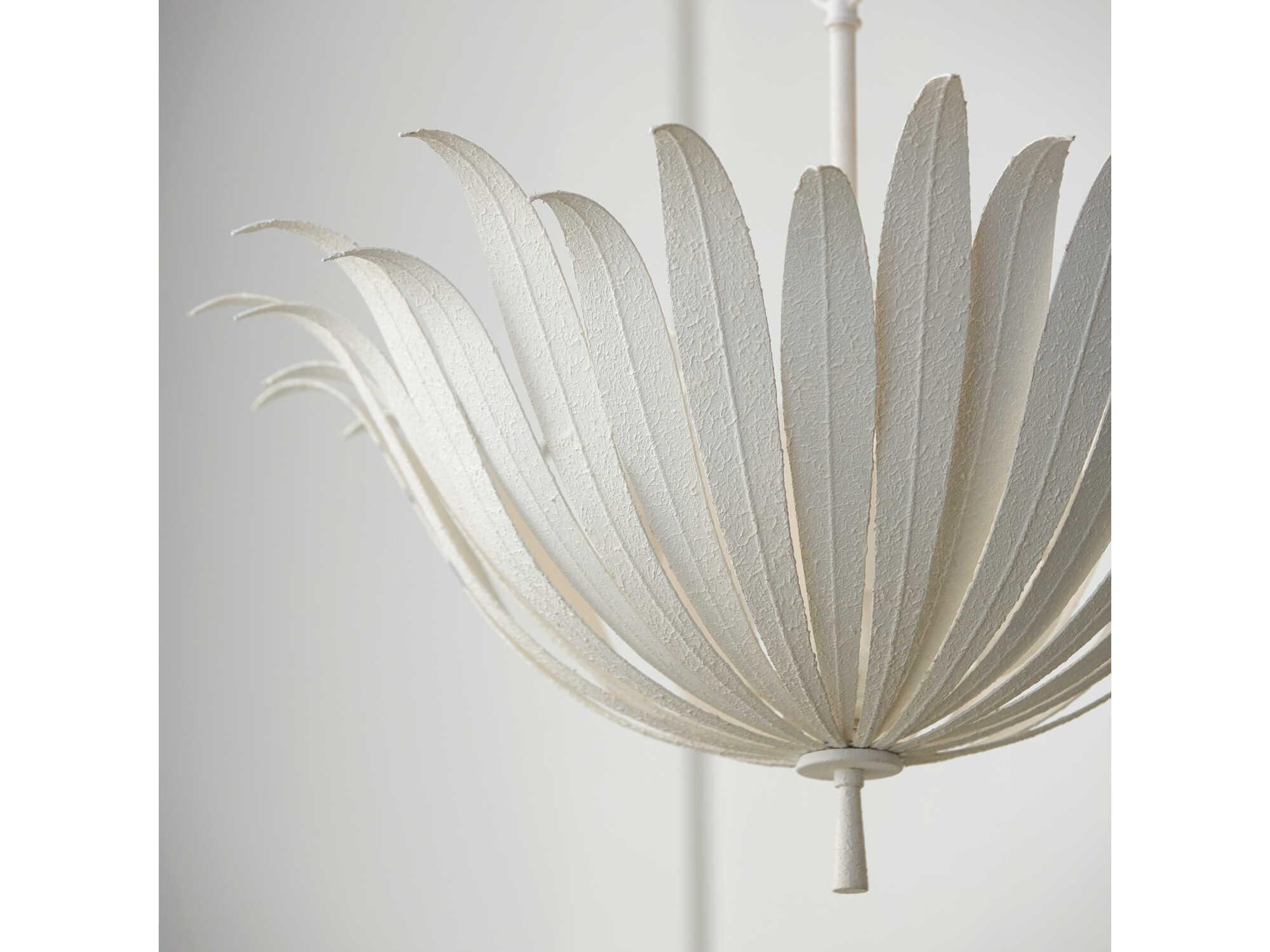 Capital Lighting Eden 4-Light Textured White Bowl Pendant