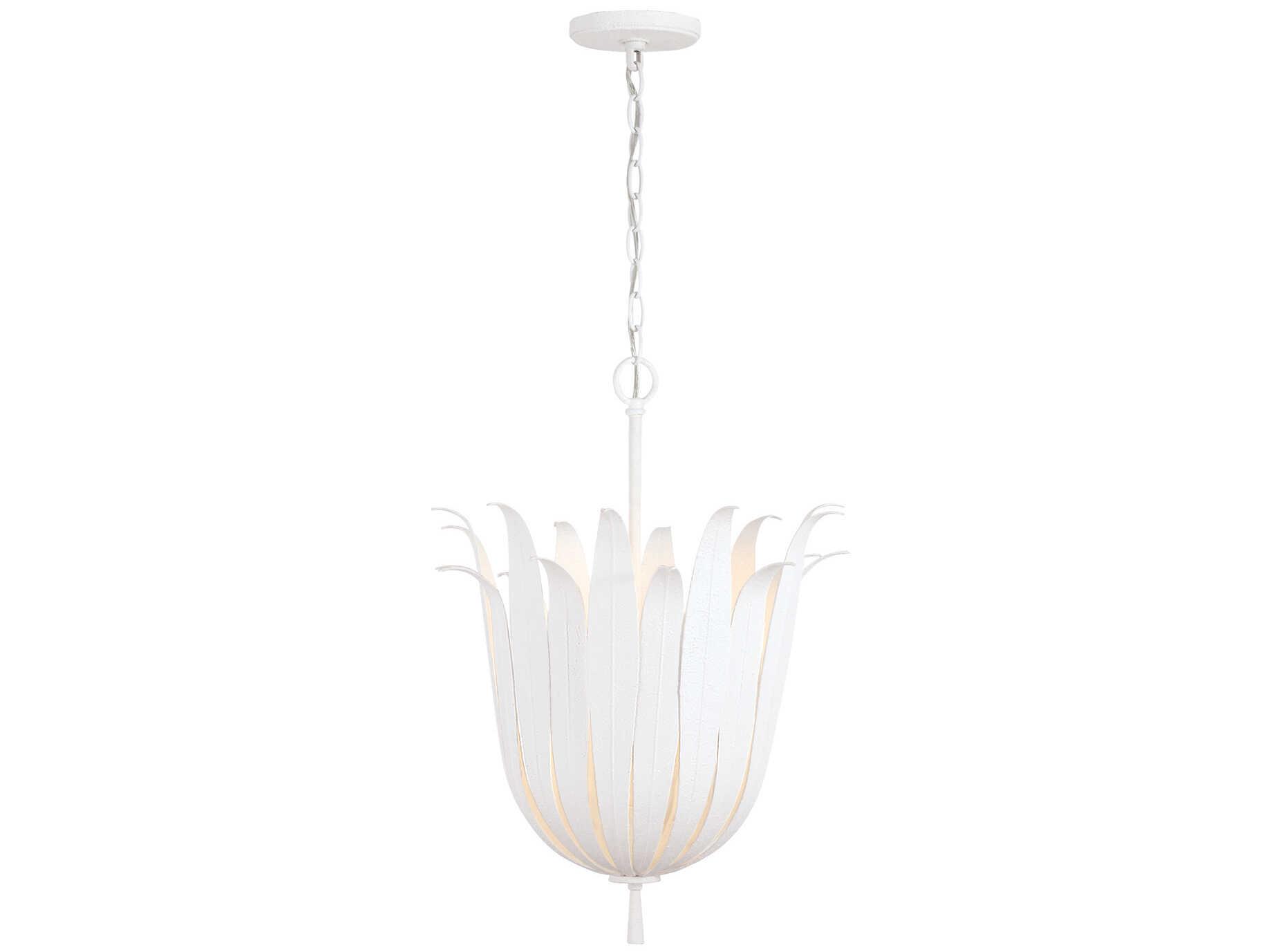 Capital Lighting Eden 4-Light Textured White Bowl Pendant