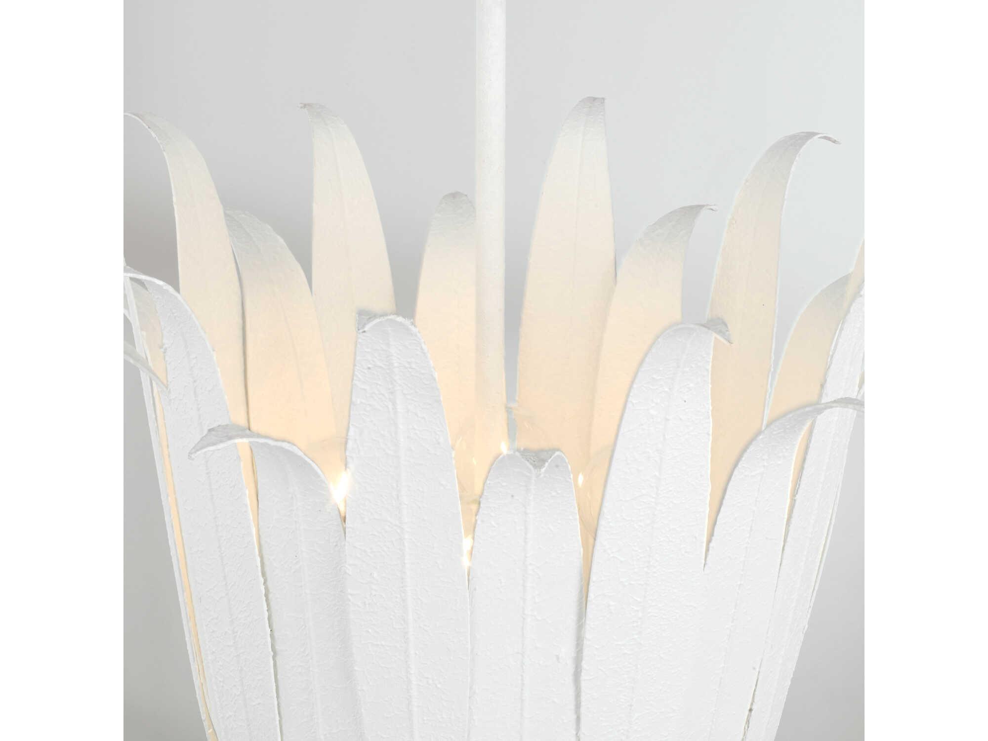 Capital Lighting Eden 4-Light Textured White Bowl Pendant