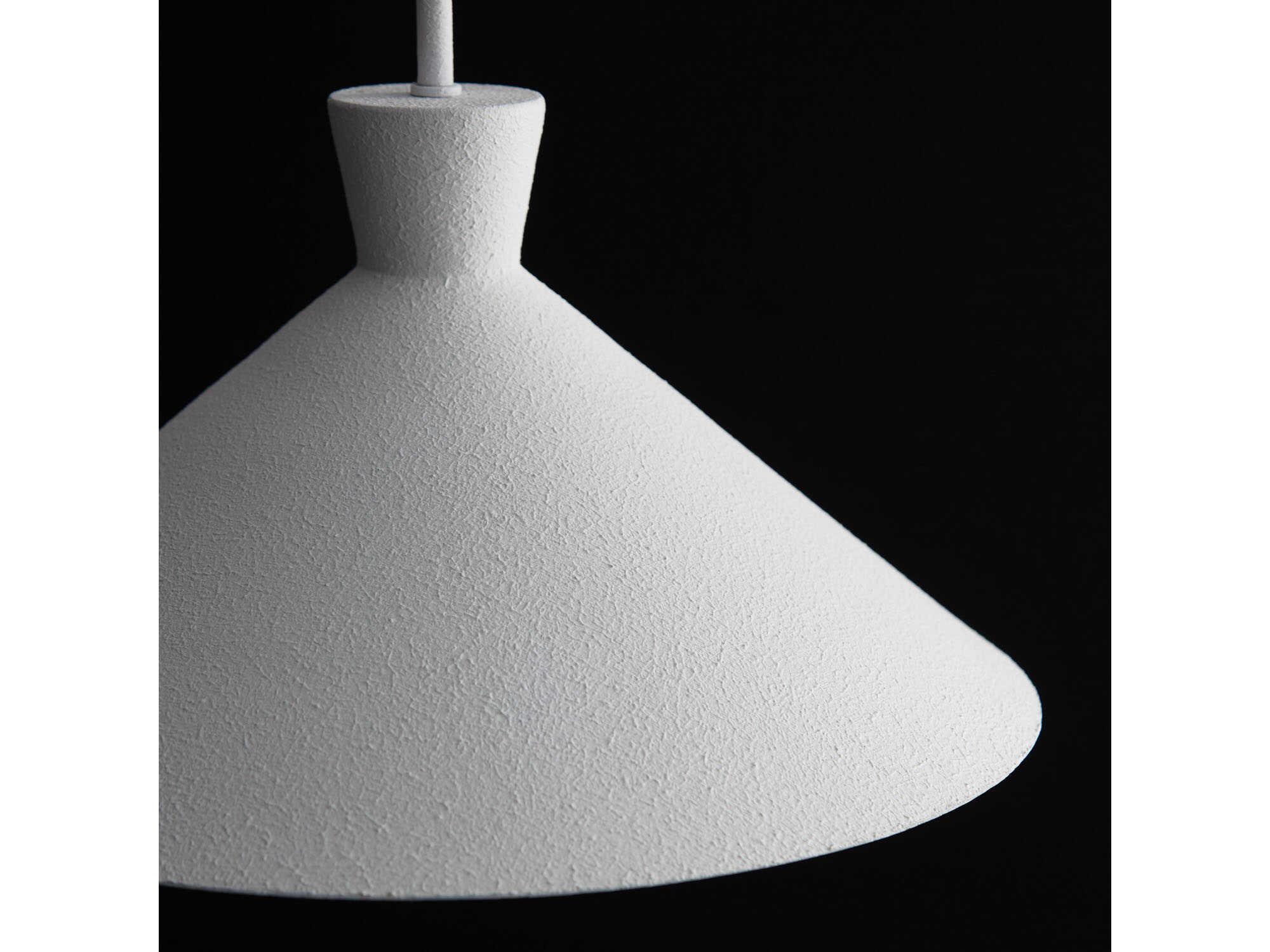 Capital Lighting Paloma 1-Light Textured White Pendant