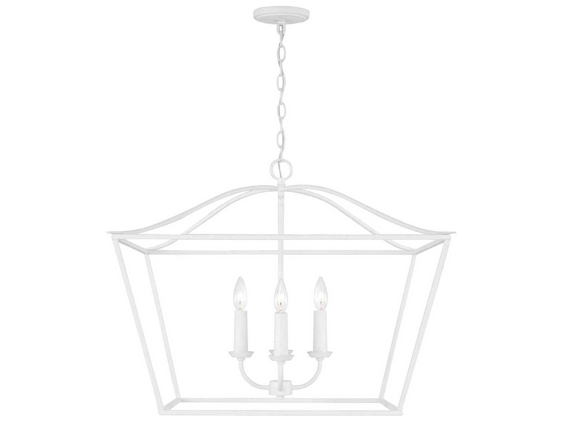 Capital Lighting Grady 4-Light Textured White Pendant