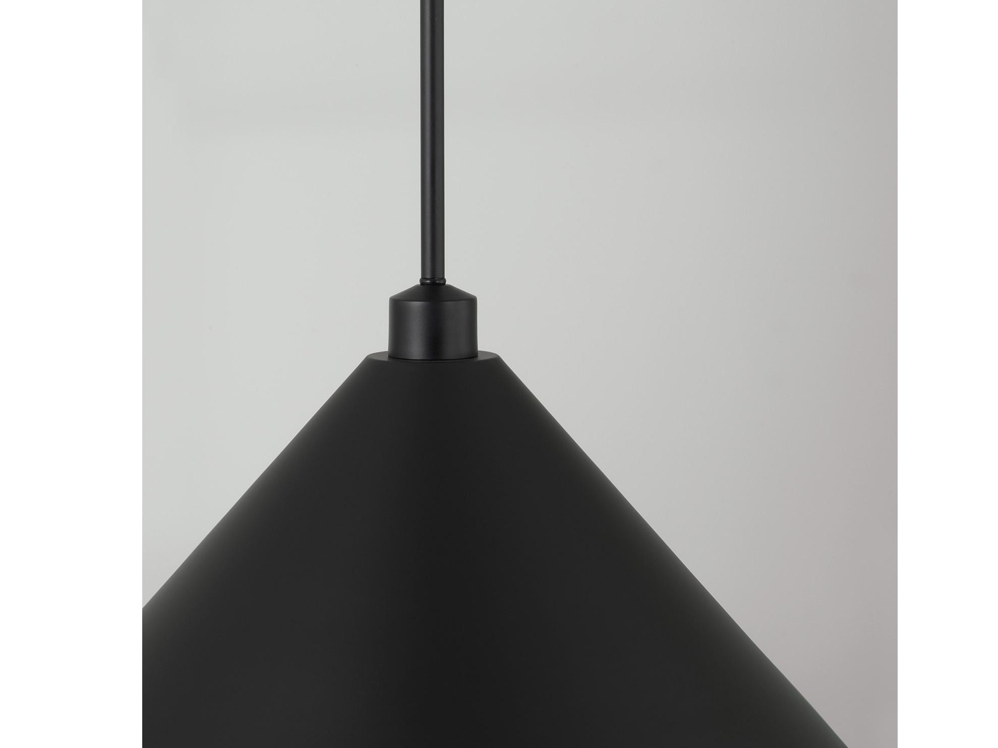 Capital Lighting Alden 1-Light Matte Black Pendant