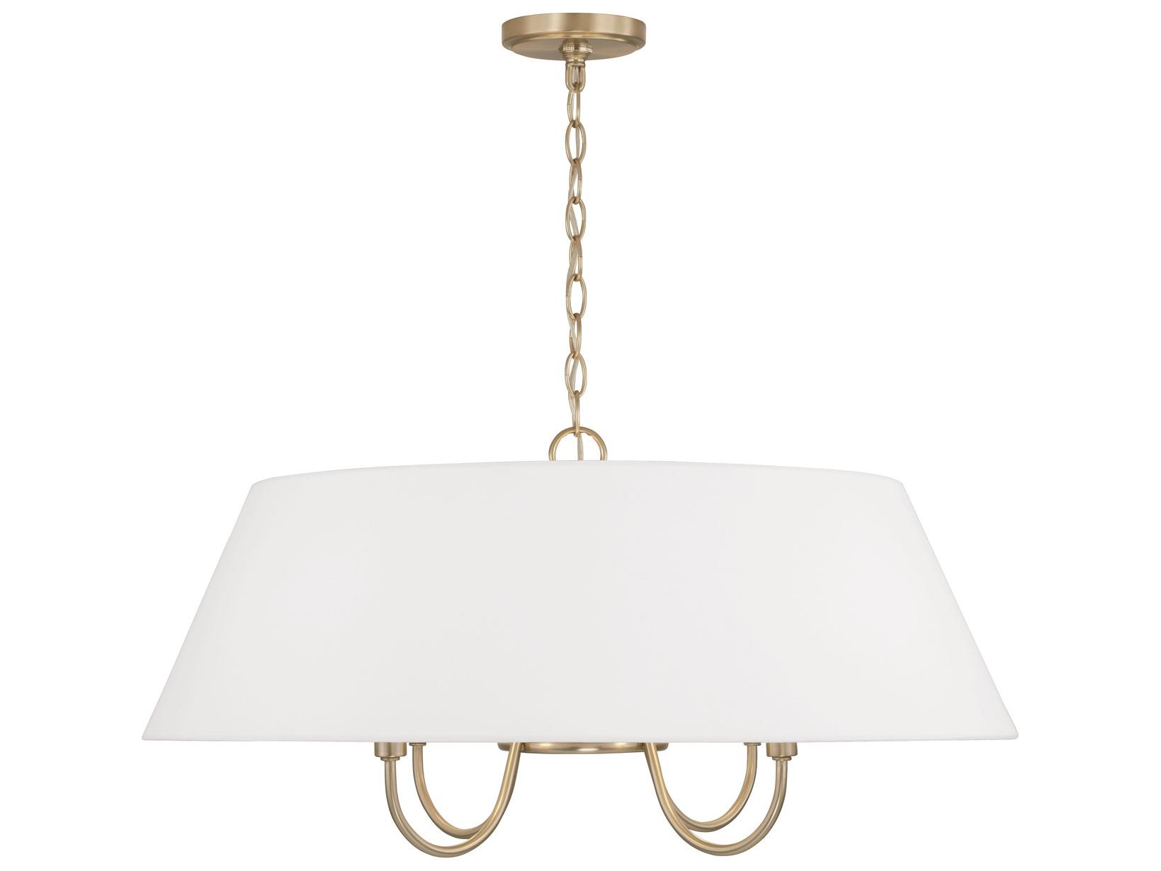 Capital Lighting Julia 4-Light Matte Brass Pendant