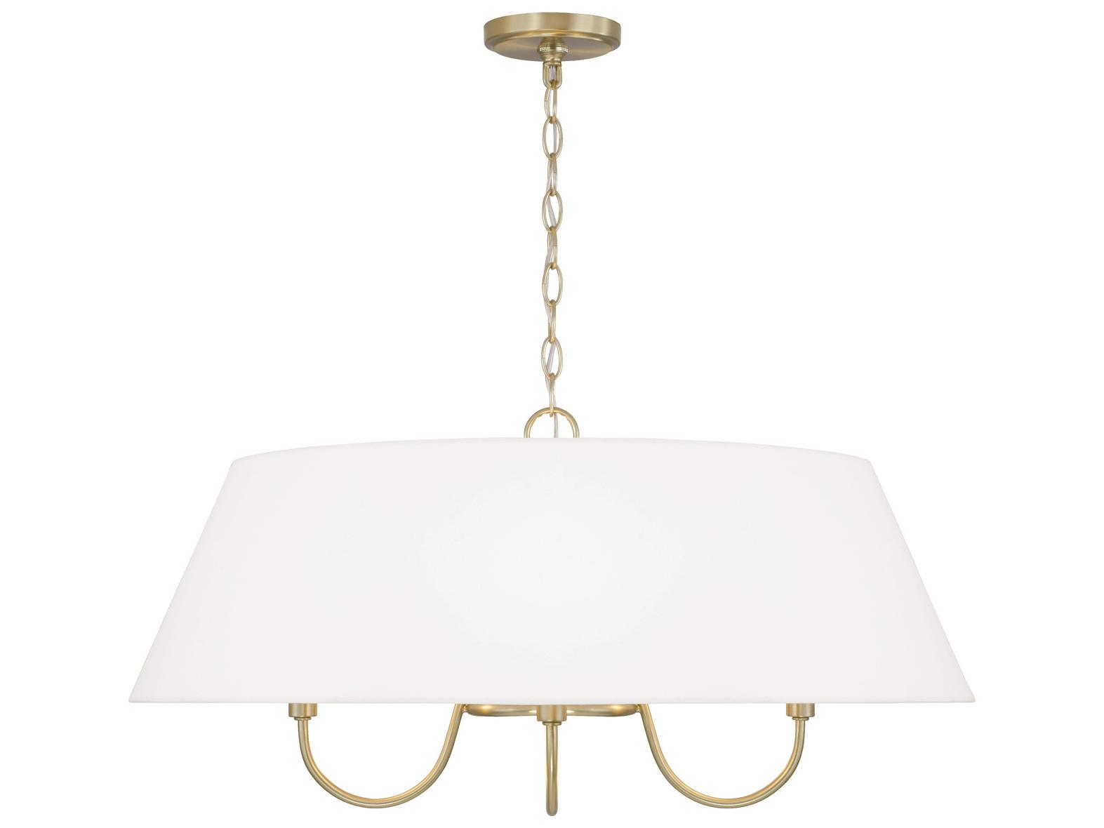 Capital Lighting Julia 4-Light Matte Brass Pendant