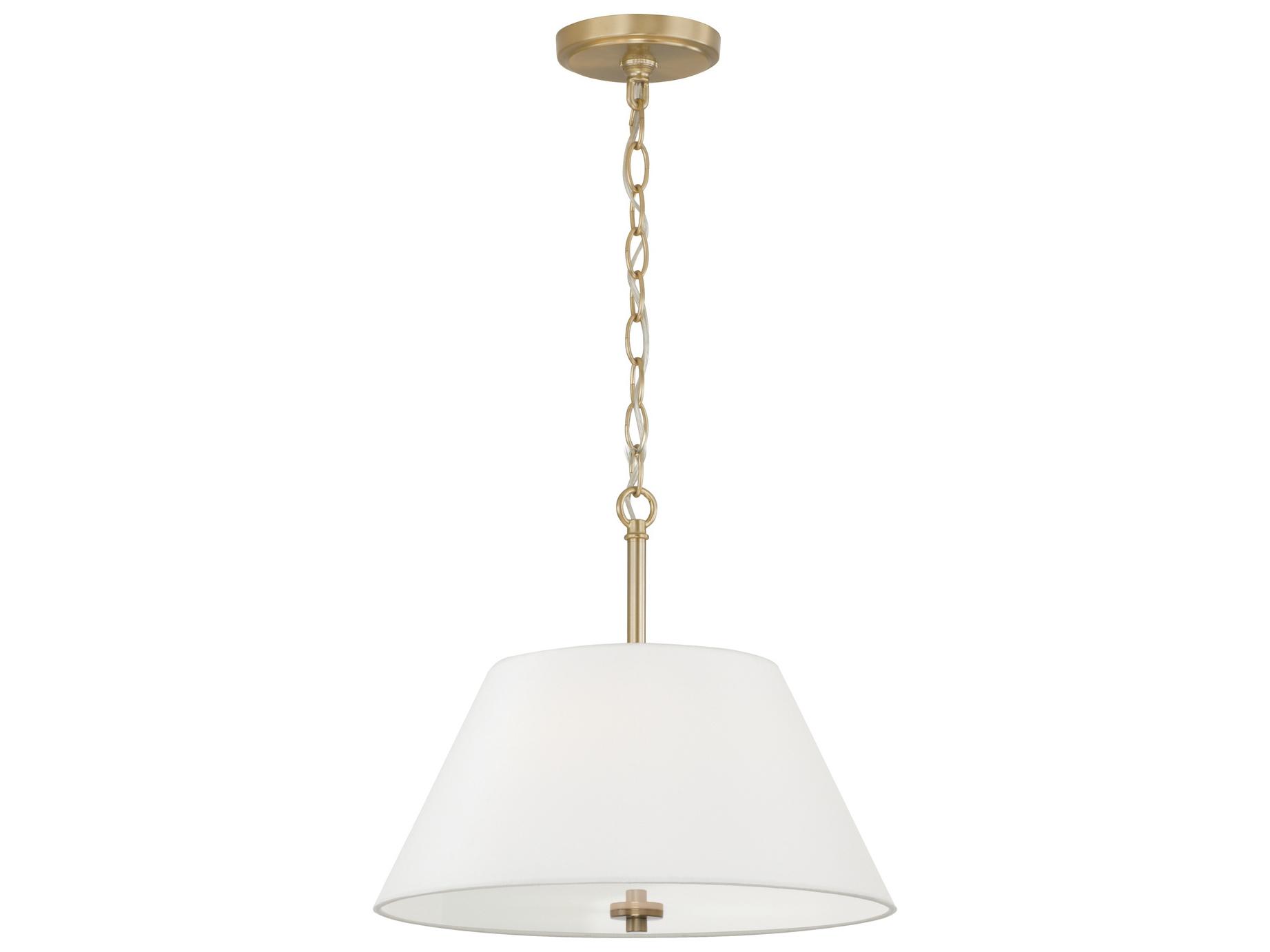 Capital Lighting Parson 3-Light Matte Brass Pendant