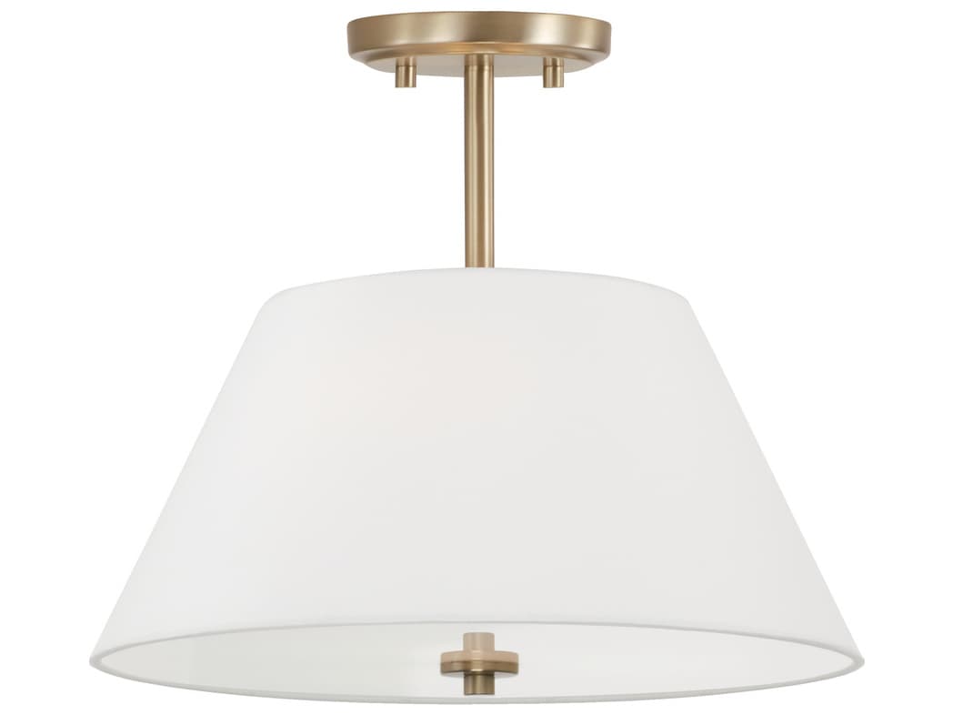 Capital Lighting Parson 3-Light Matte Brass Pendant