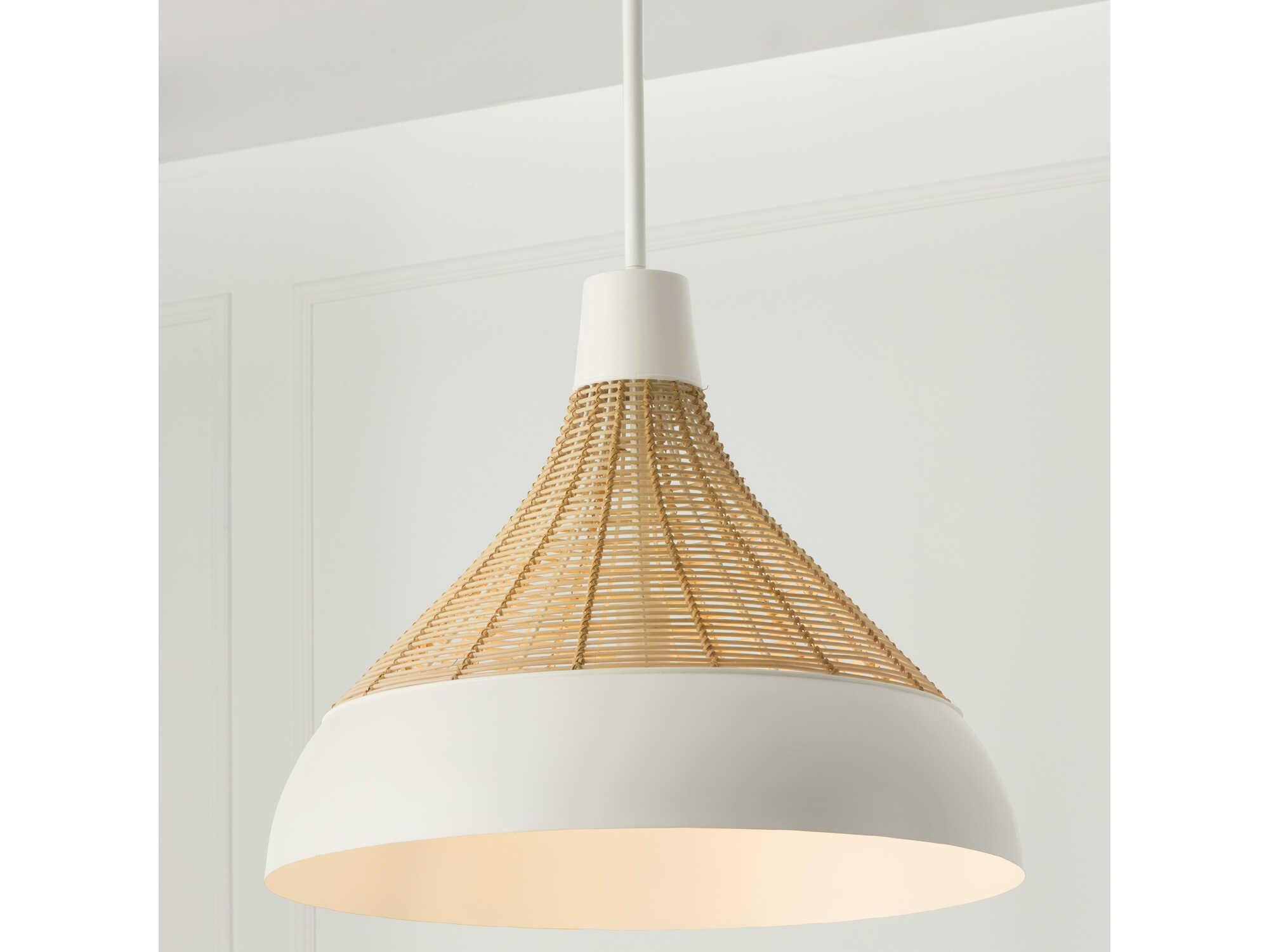 Capital Lighting Kali 1-Light Matte White Pendant