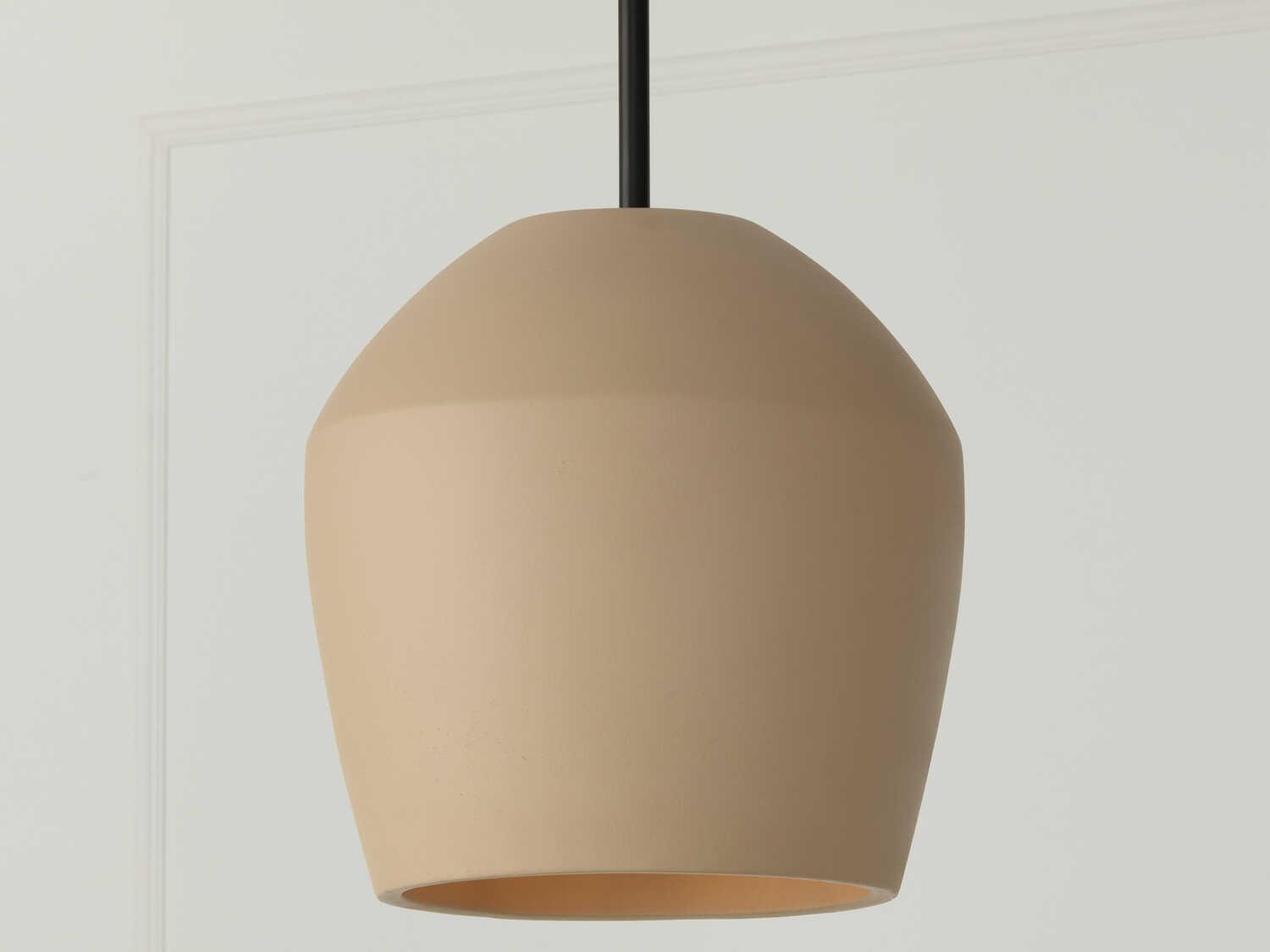 Capital Lighting Della 1-Light Terracotta Sand Brown Dome Pendant