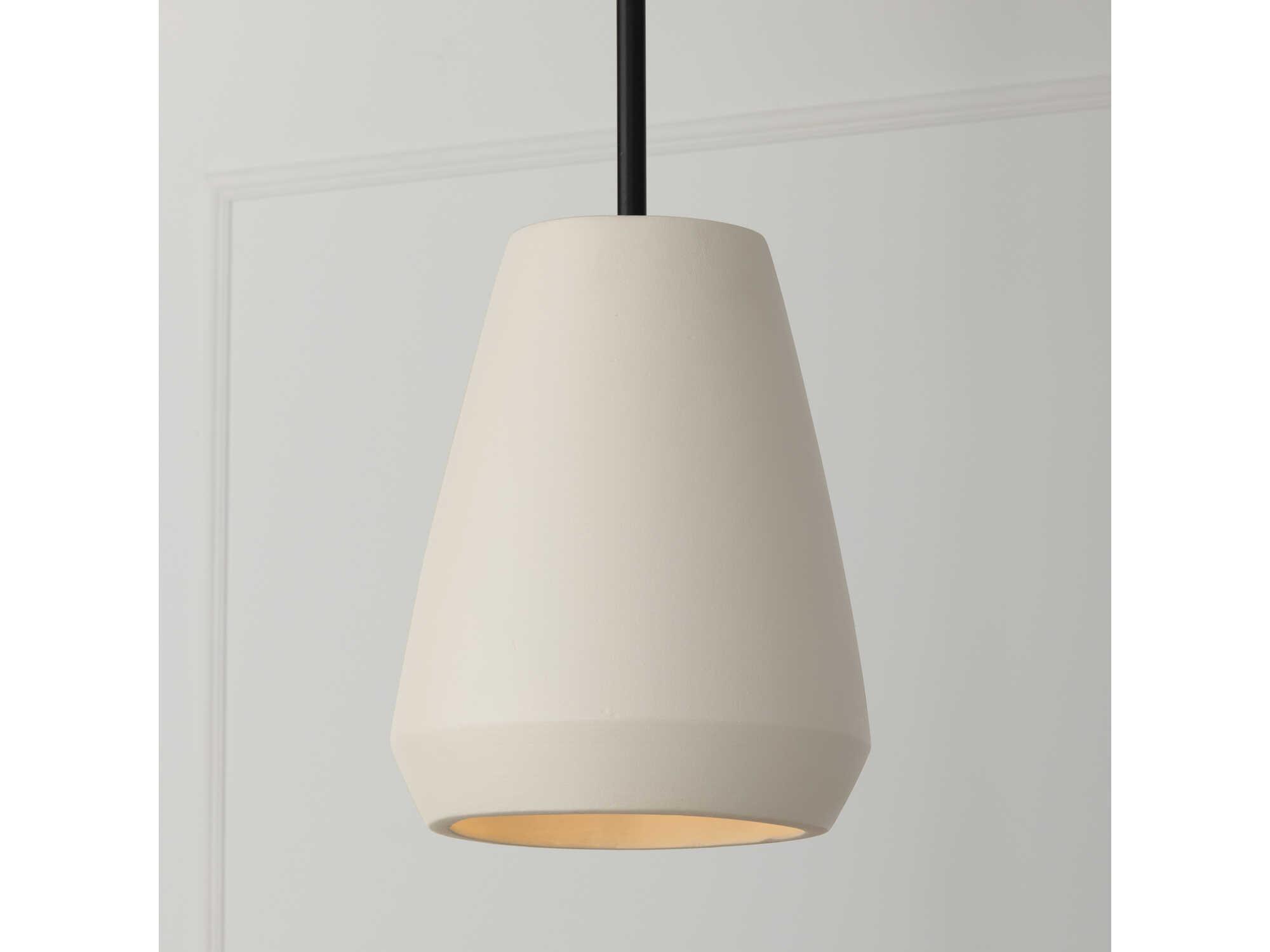 Capital Lighting Della 1-Light Terracotta Ivory Off White Dome Mini Pendant