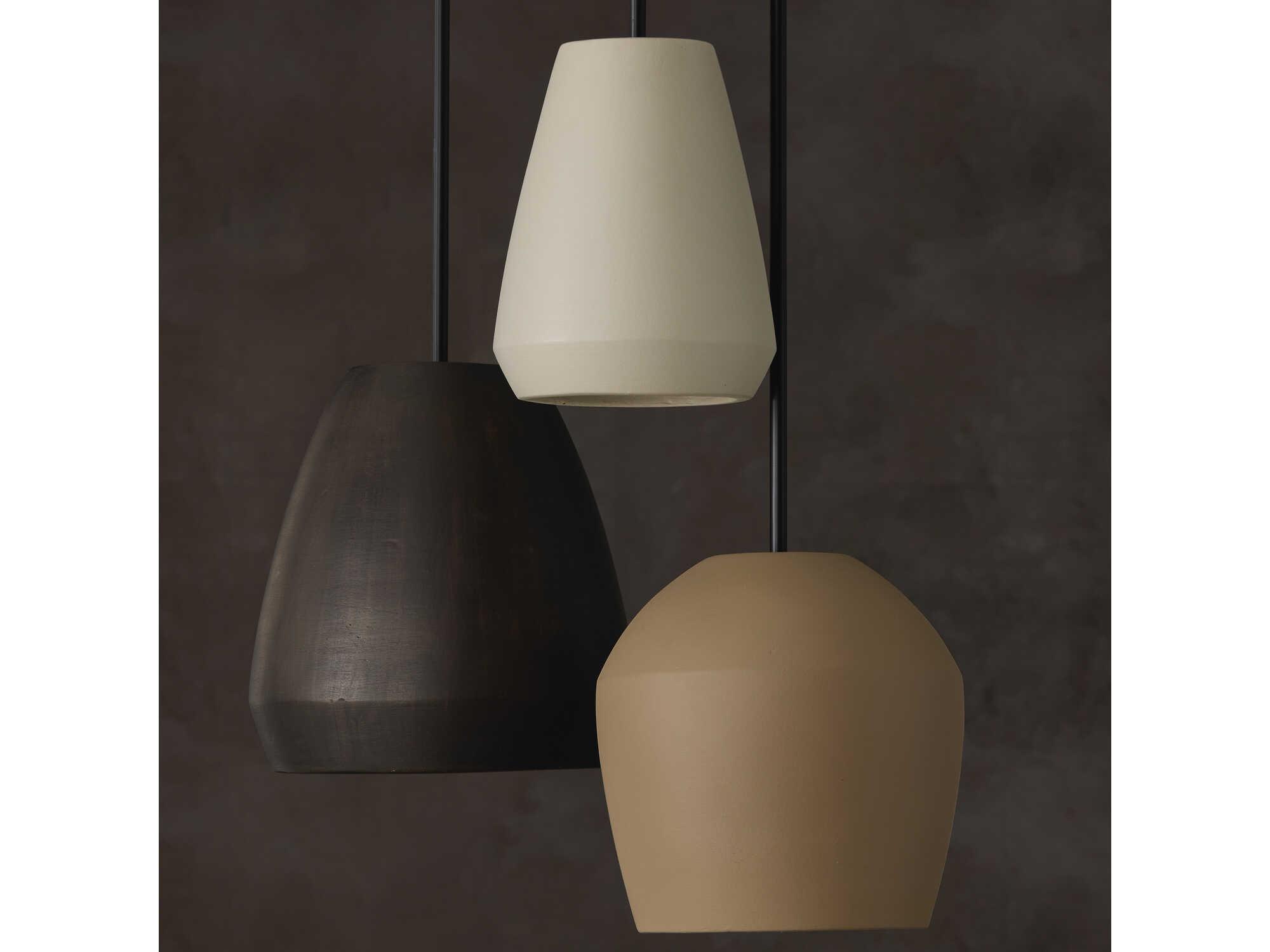 Capital Lighting Della 1-Light Terracotta Ivory Off White Dome Mini Pendant