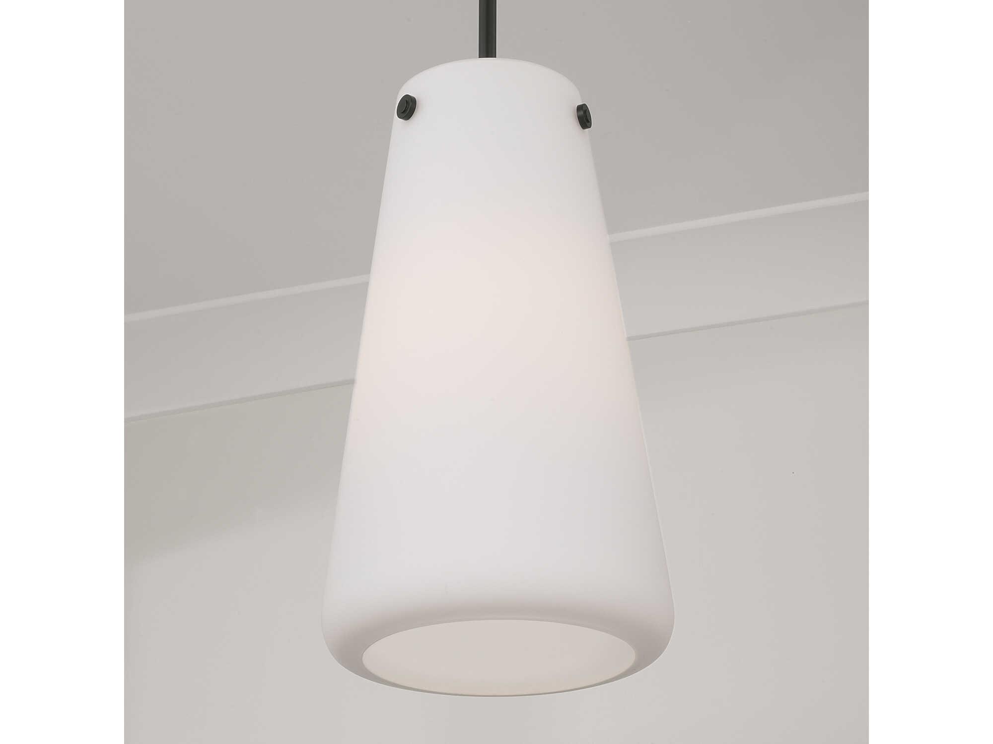 Capital Lighting Averitt 1-Light Matte Black Mini Pendant