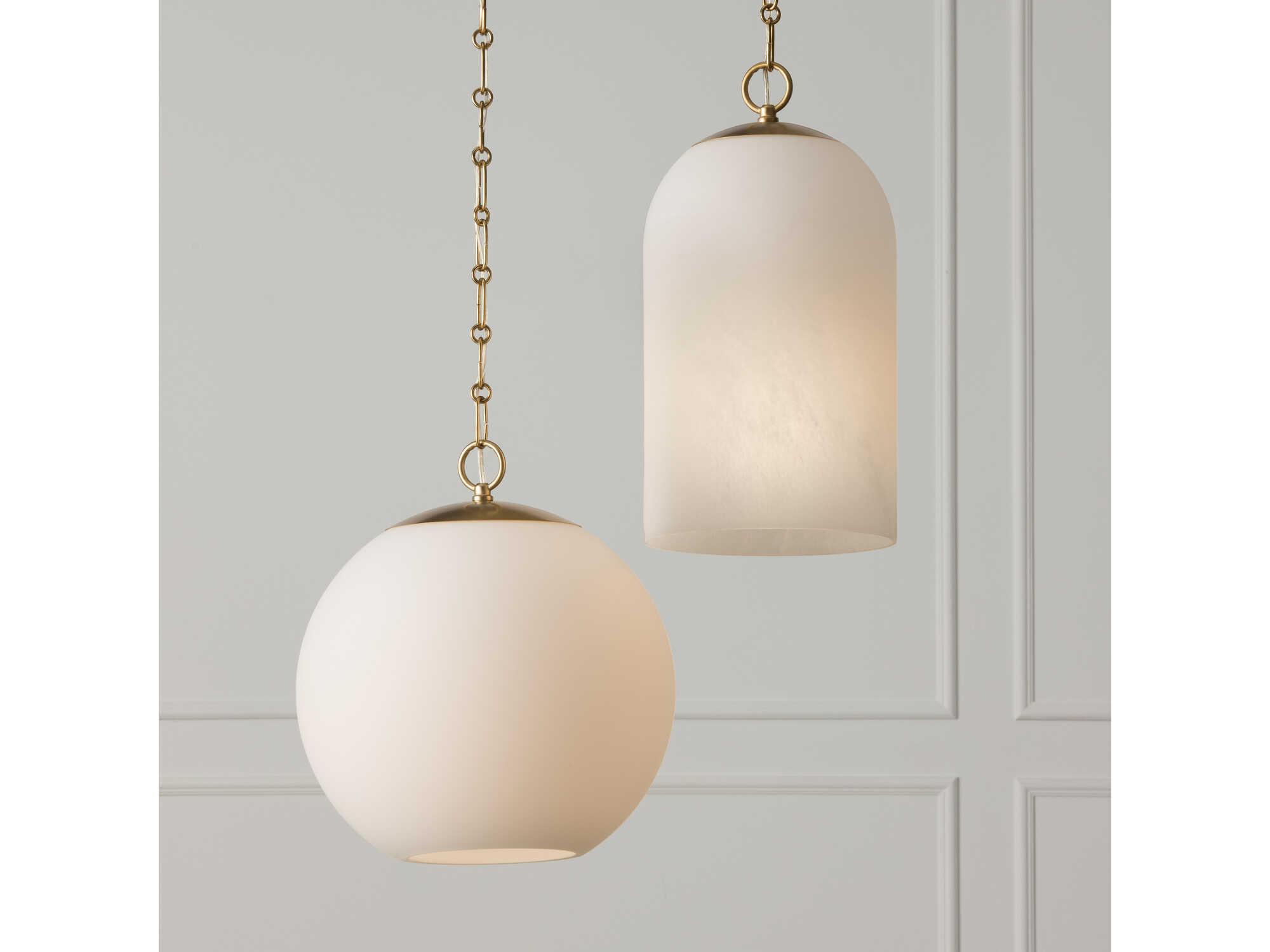 Capital Lighting Cleo 1-Light Matte Brass Cylinder Mini Pendant