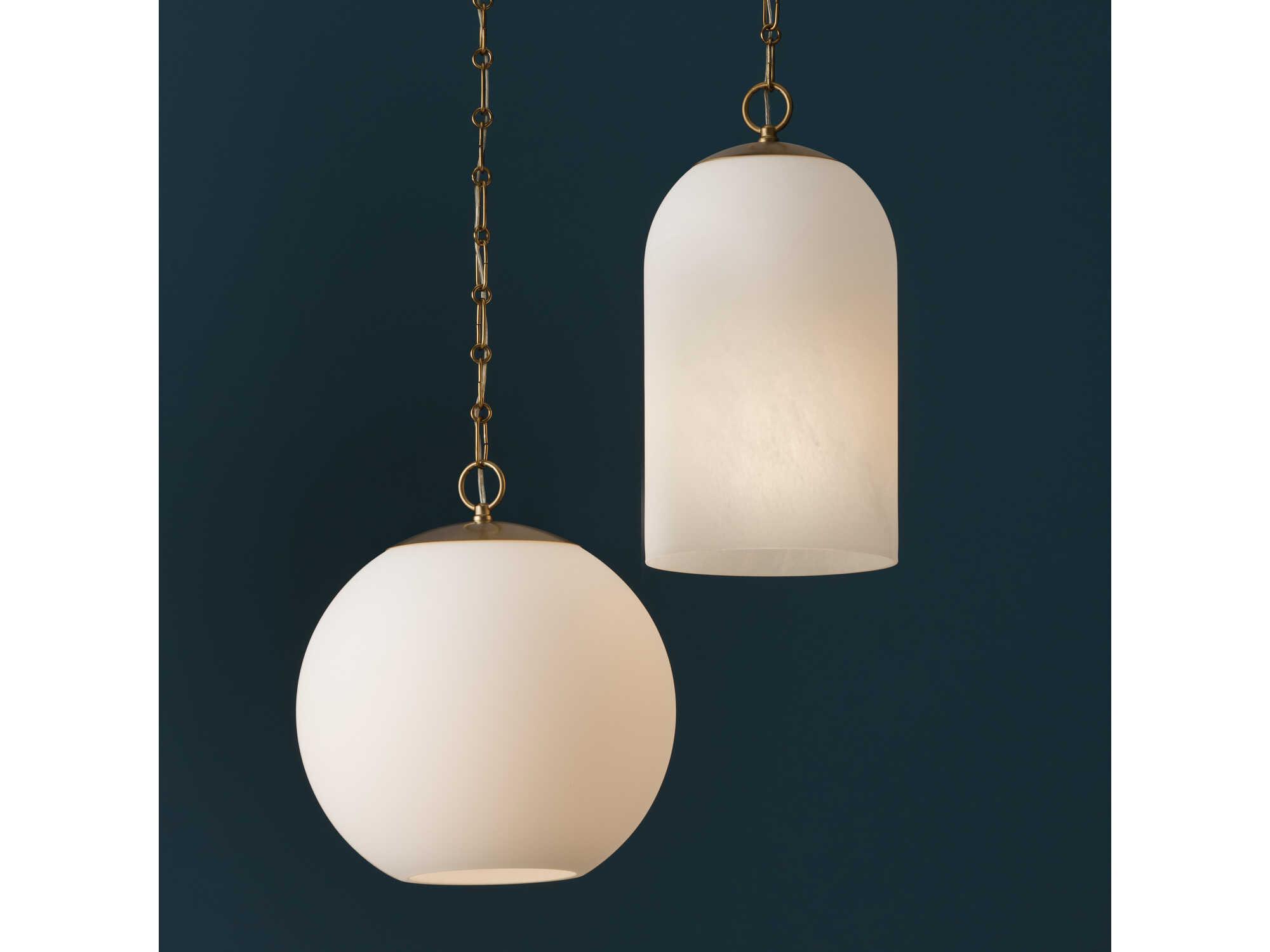 Capital Lighting Cleo 1-Light Matte Brass Cylinder Mini Pendant