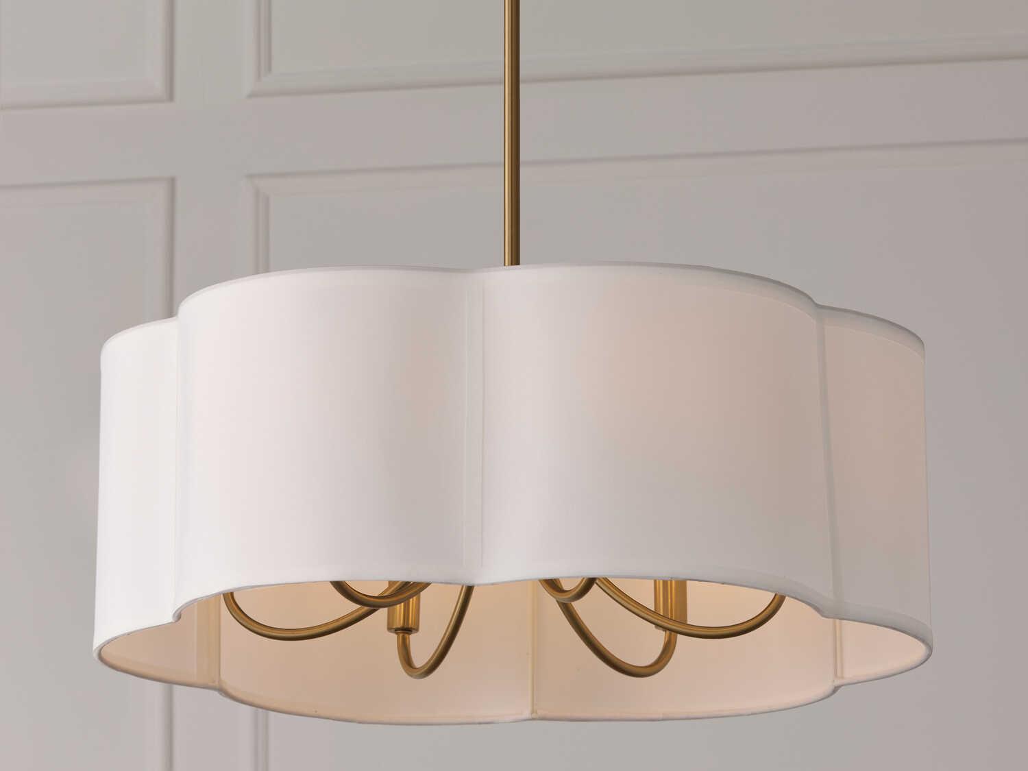 Capital Lighting Sabine 6-Light Matte Brass Pendant
