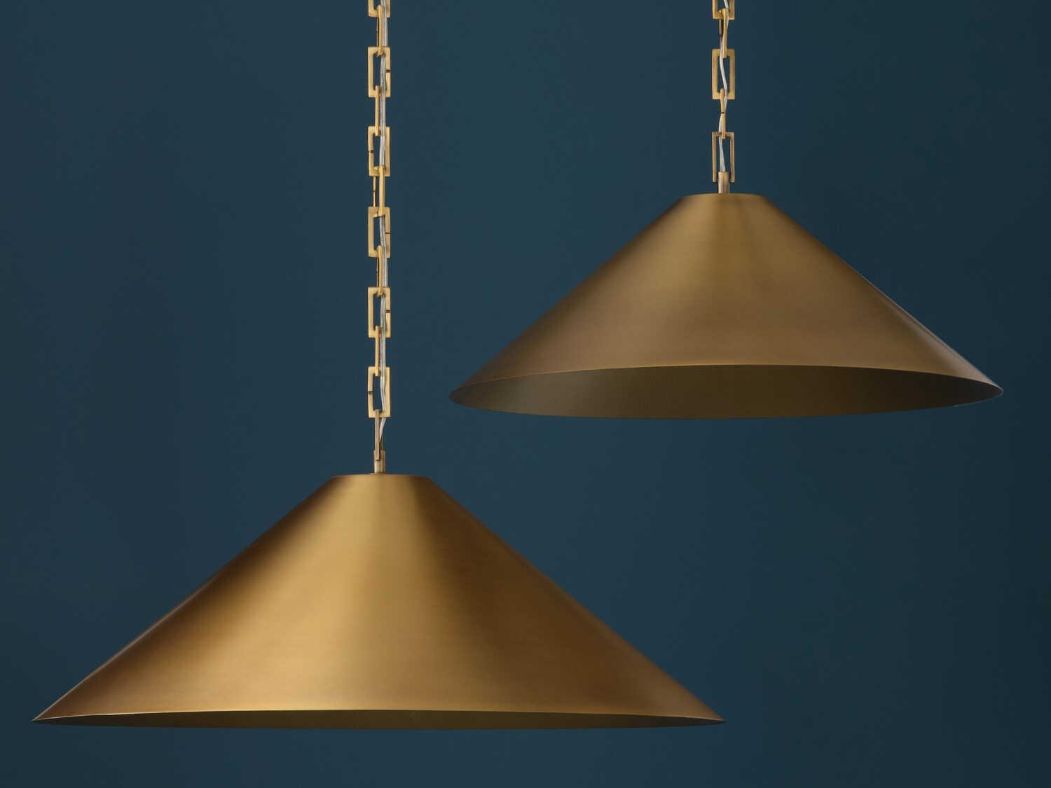 Capital Lighting Avery 1-Light Aged Brass Pendant