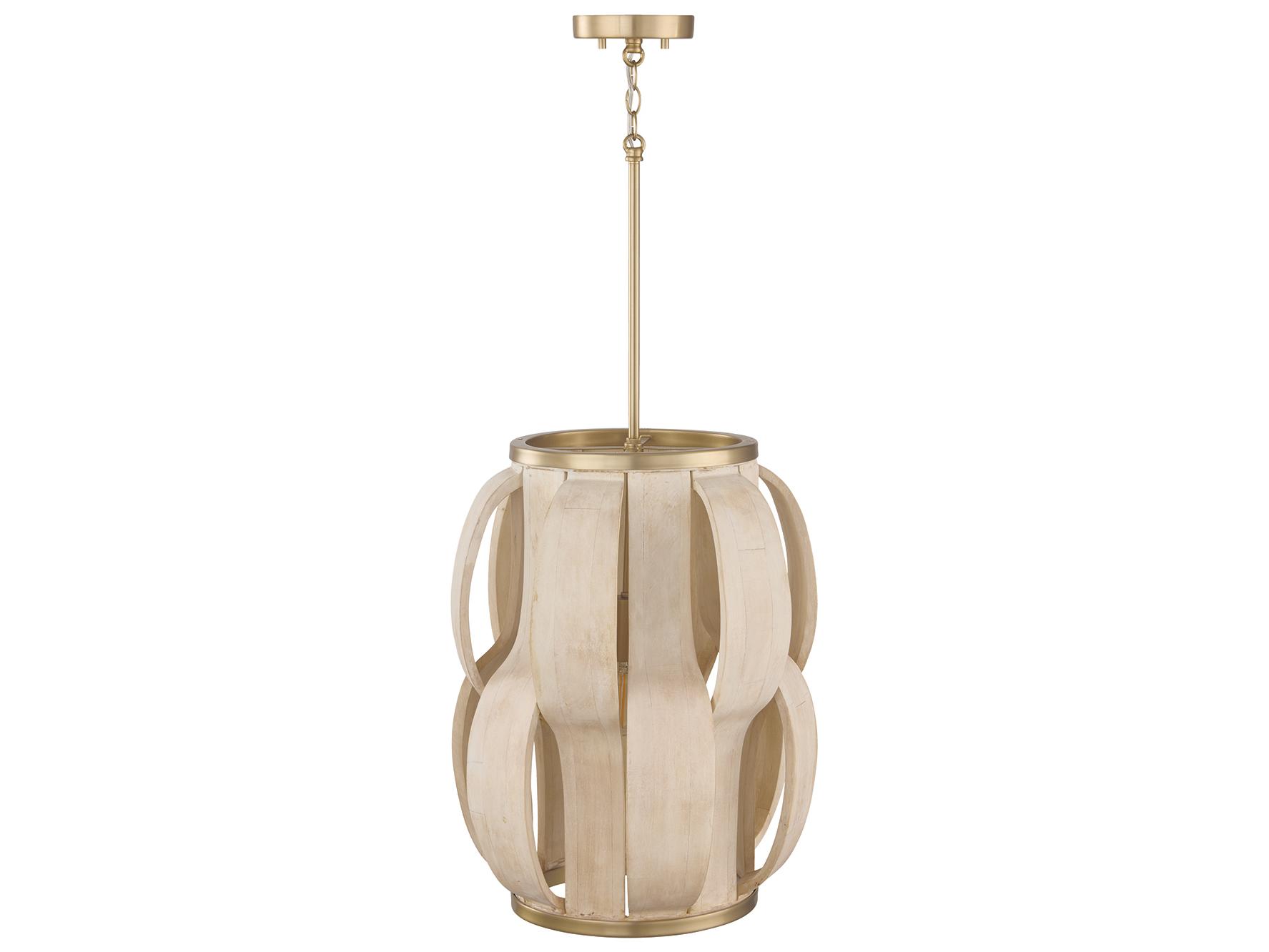 Capital Lighting Willa 1-light Matte Brass Geometric Pendant