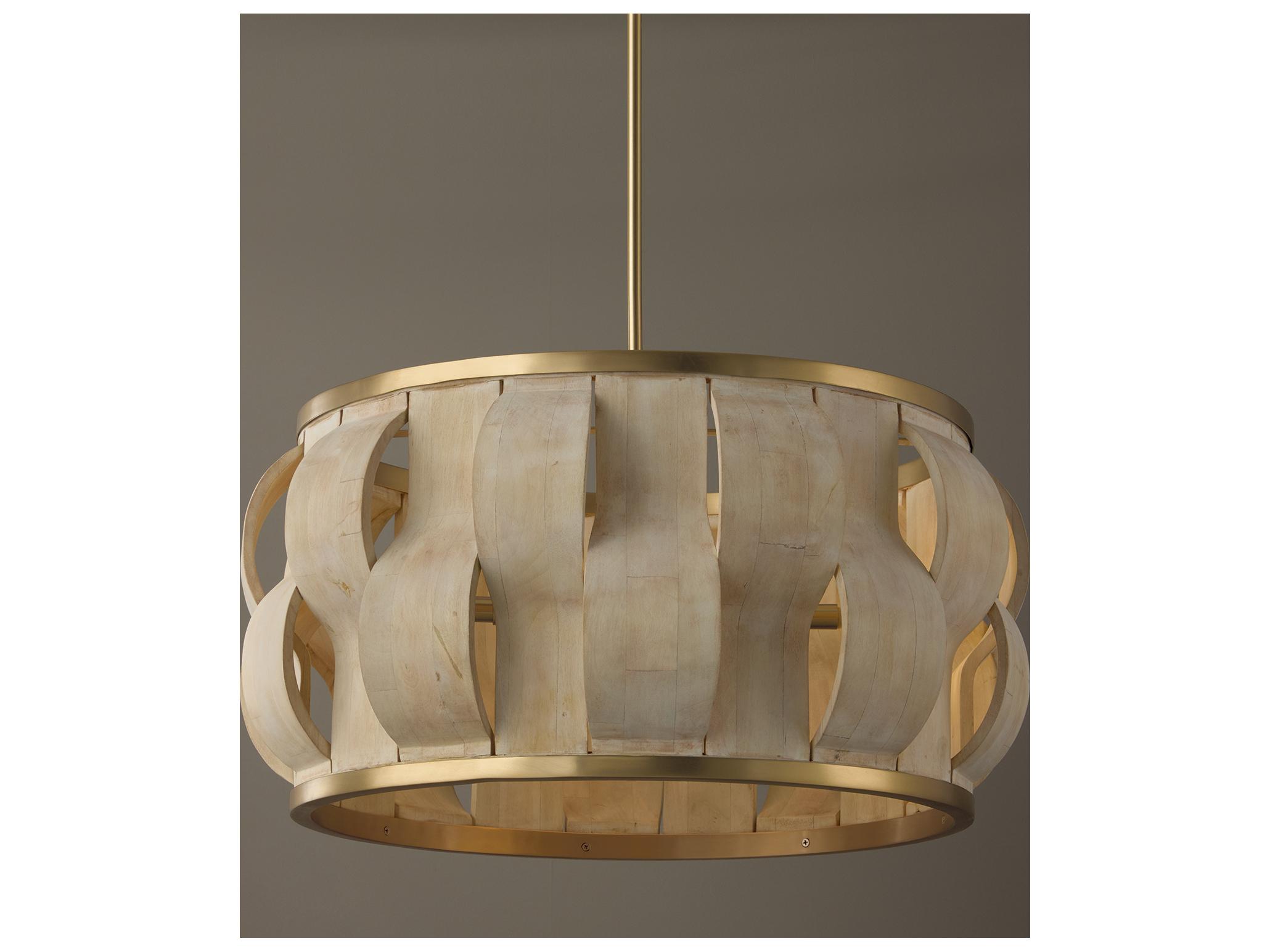 Capital Lighting Willa 4-light Matte Brass Geometric Pendant