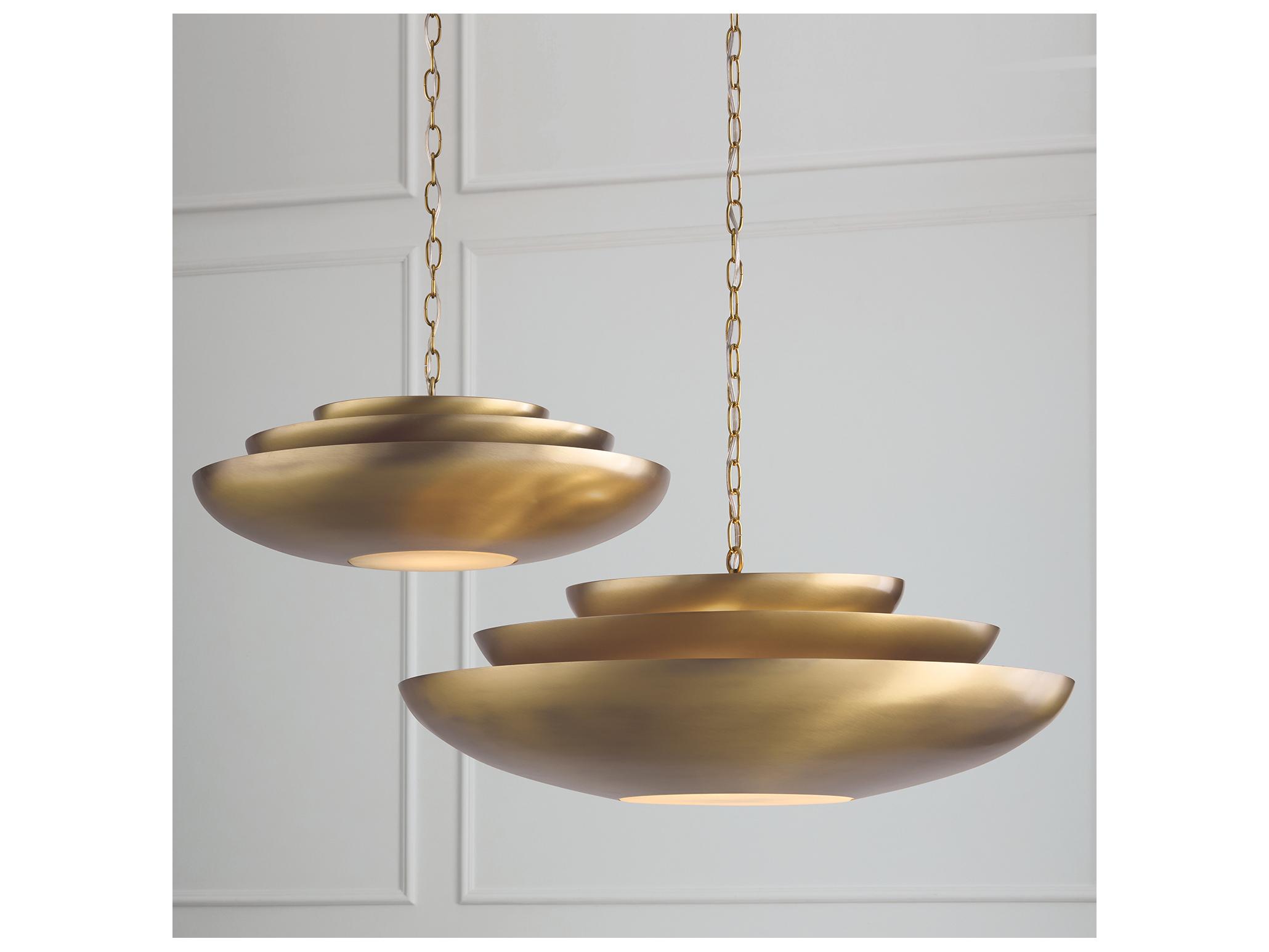 Capital Lighting Gia 4-light Aged Brass Bowl Pendant