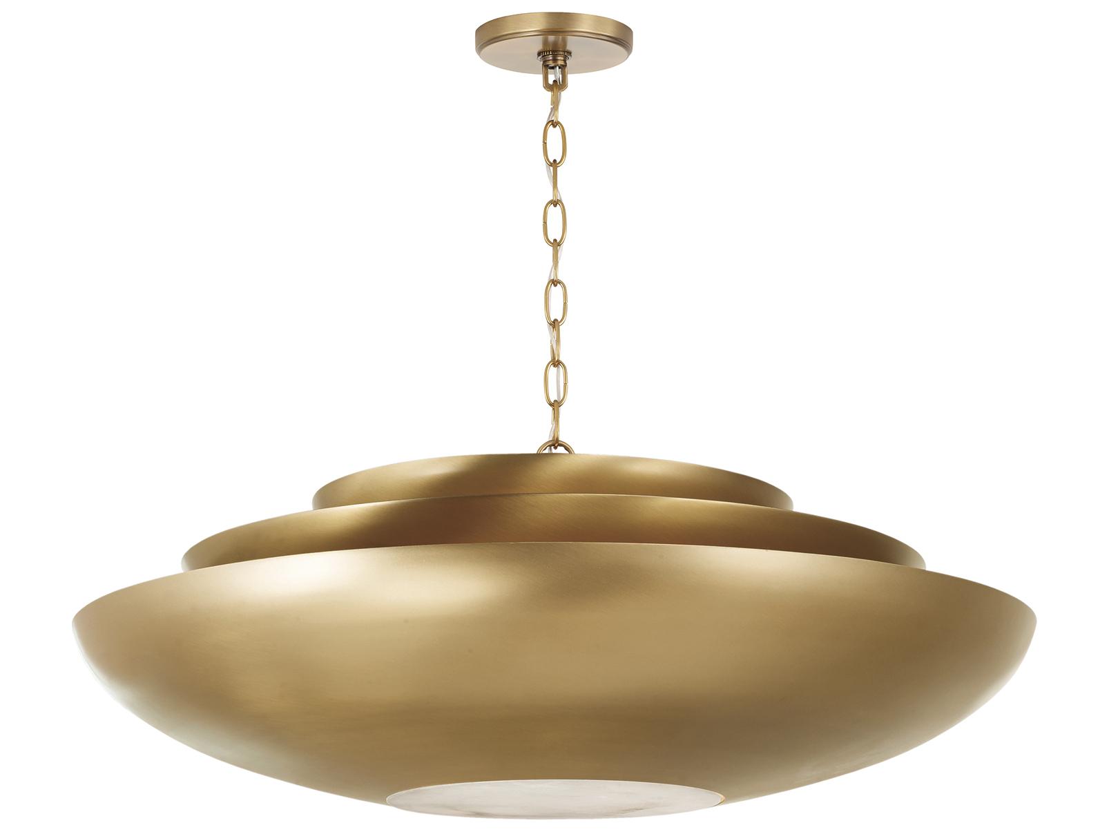 Capital Lighting Gia 4-light Aged Brass Bowl Pendant