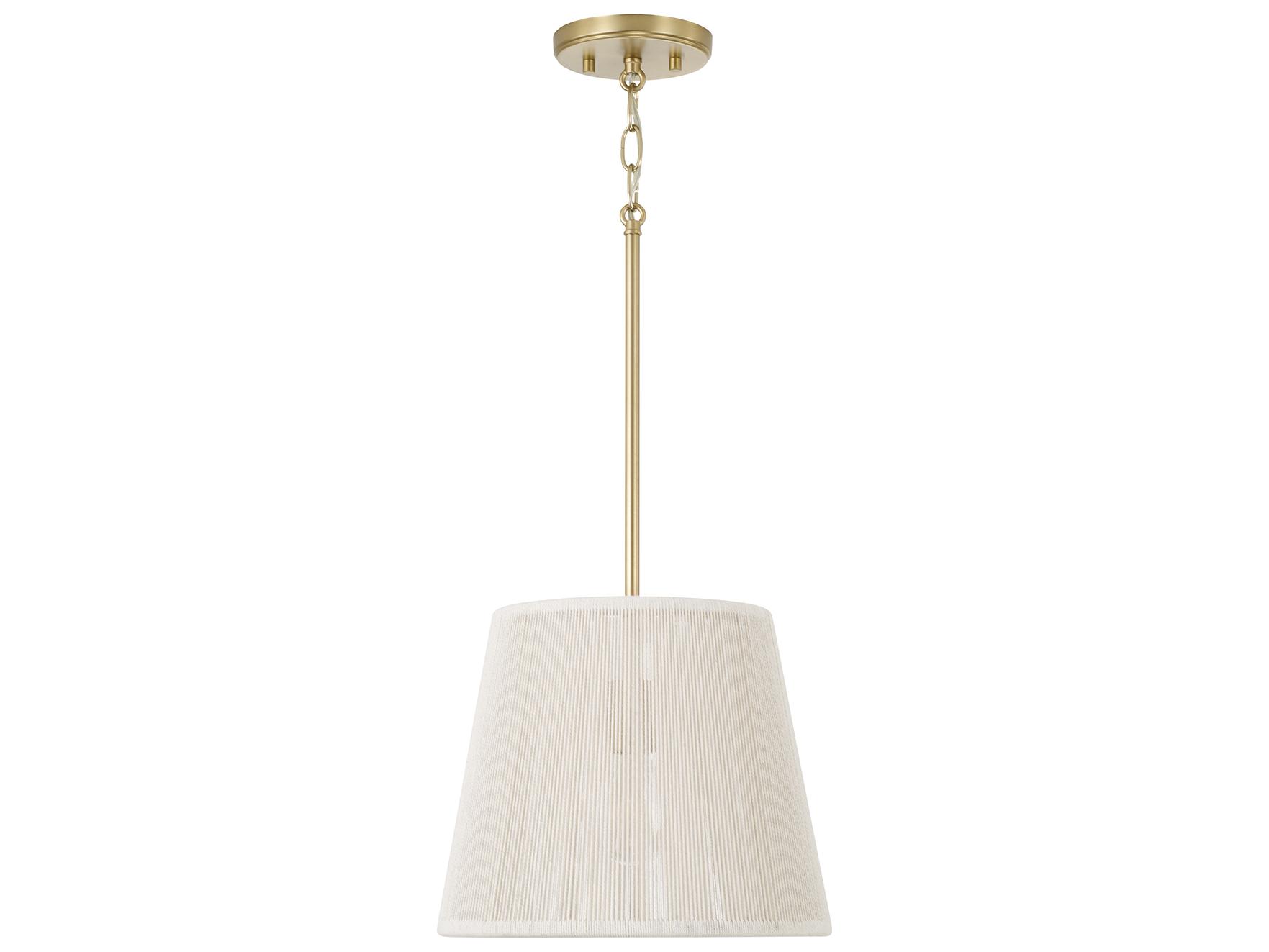 Capital Lighting Tara 1-light Matte Brass Pendant