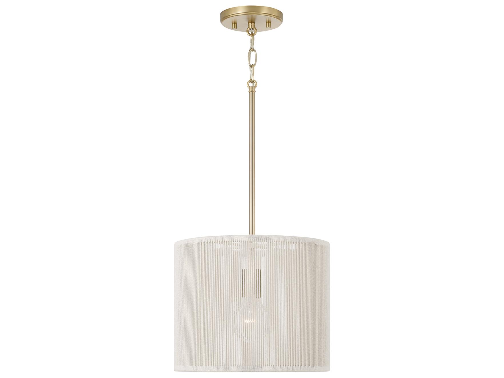 Capital Lighting Tara 1-light Matte Brass Pendant