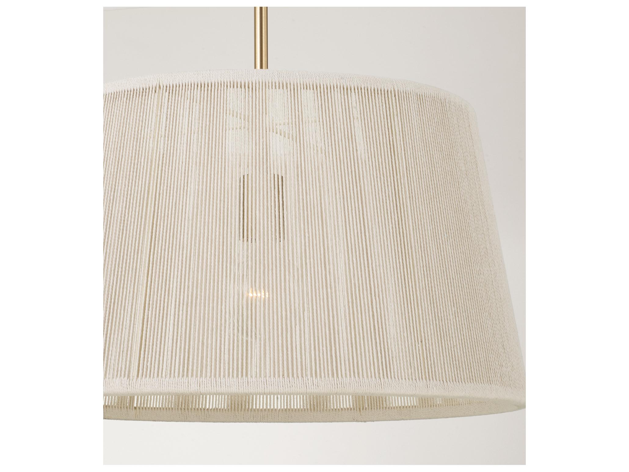 Capital Lighting Tara 1-light Matte Brass Drum Pendant