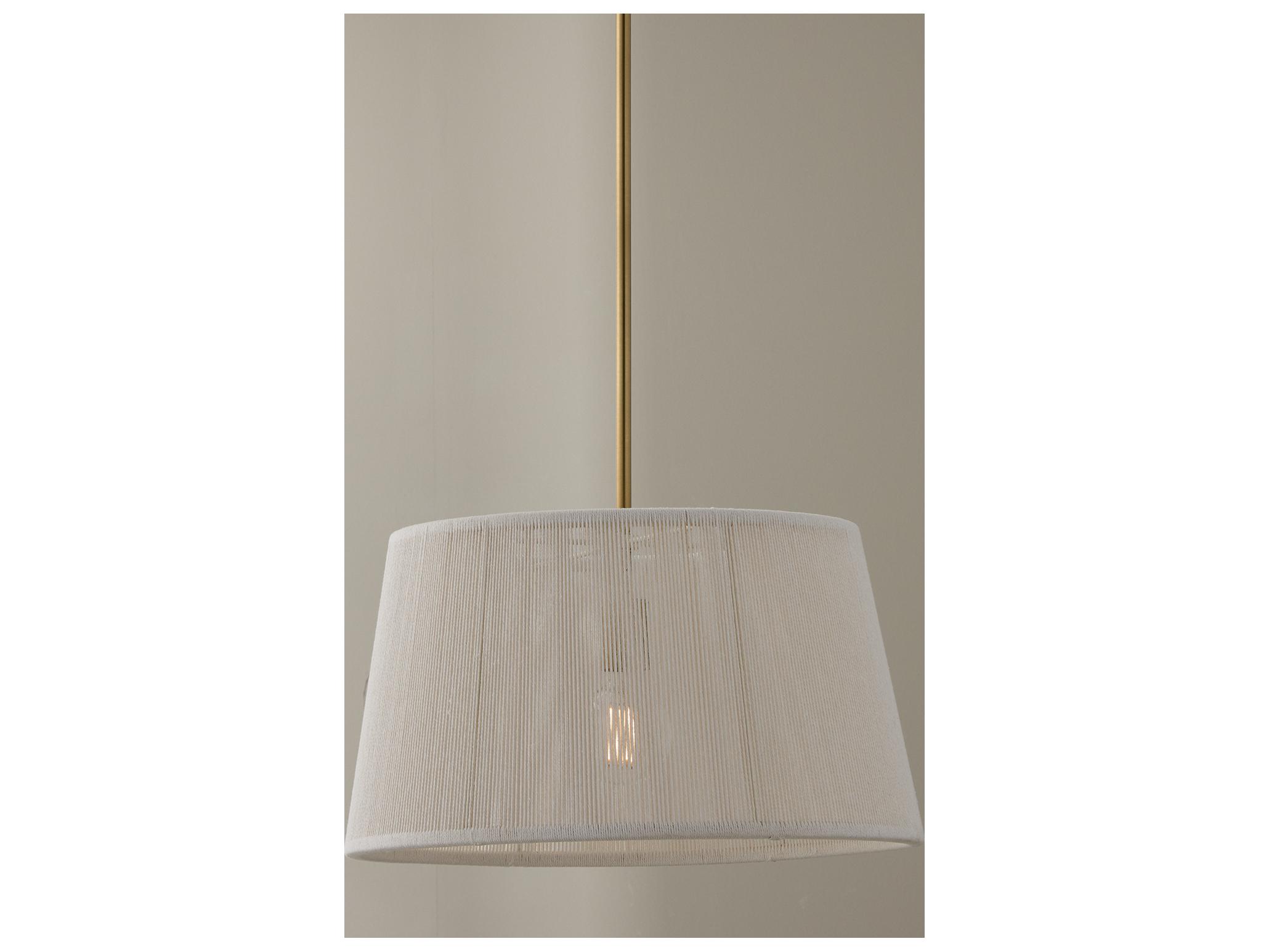 Capital Lighting Tara 1-light Matte Brass Drum Pendant