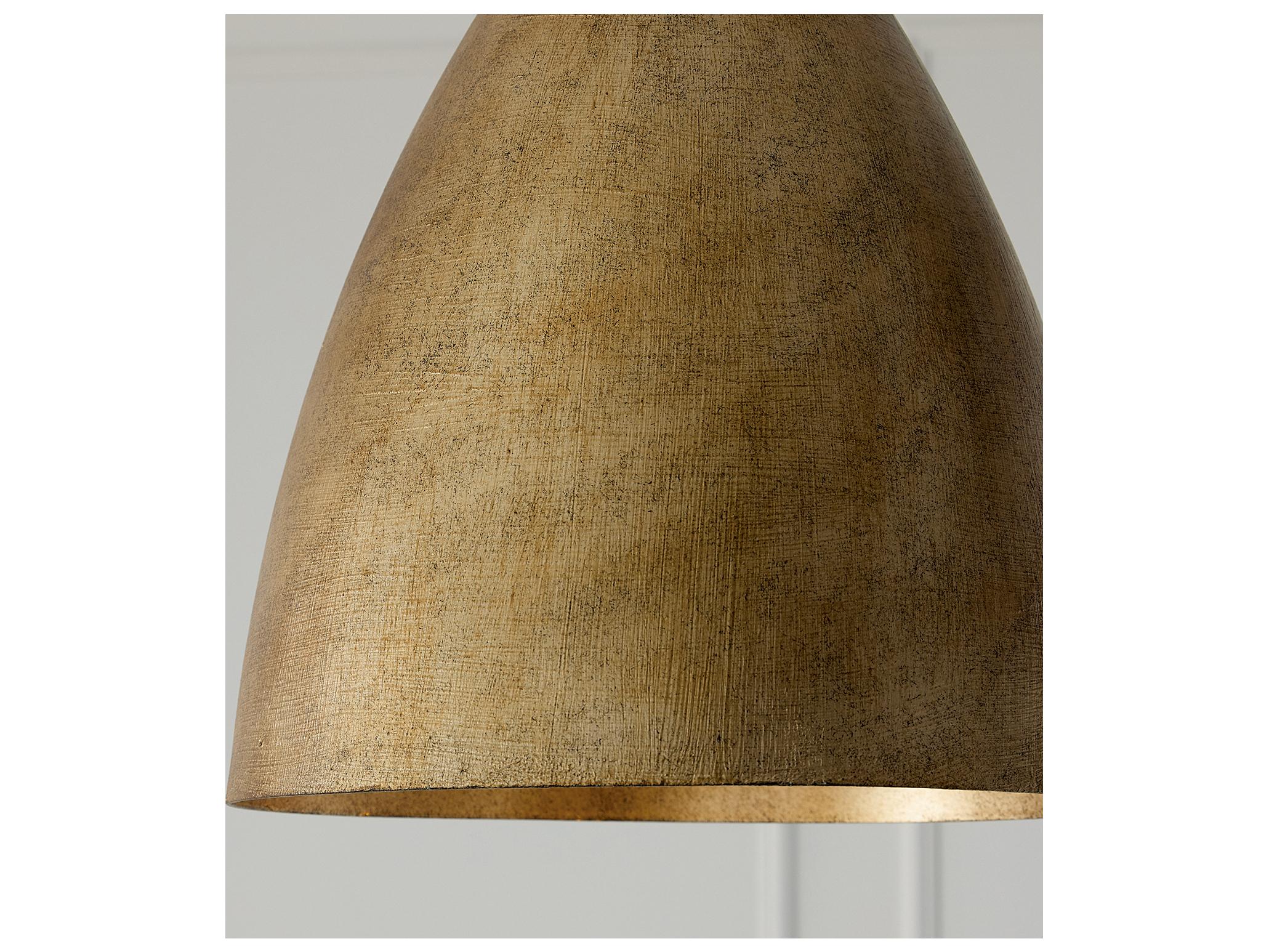 Capital Lighting Francesca 1-light Feathered Gold Pendant